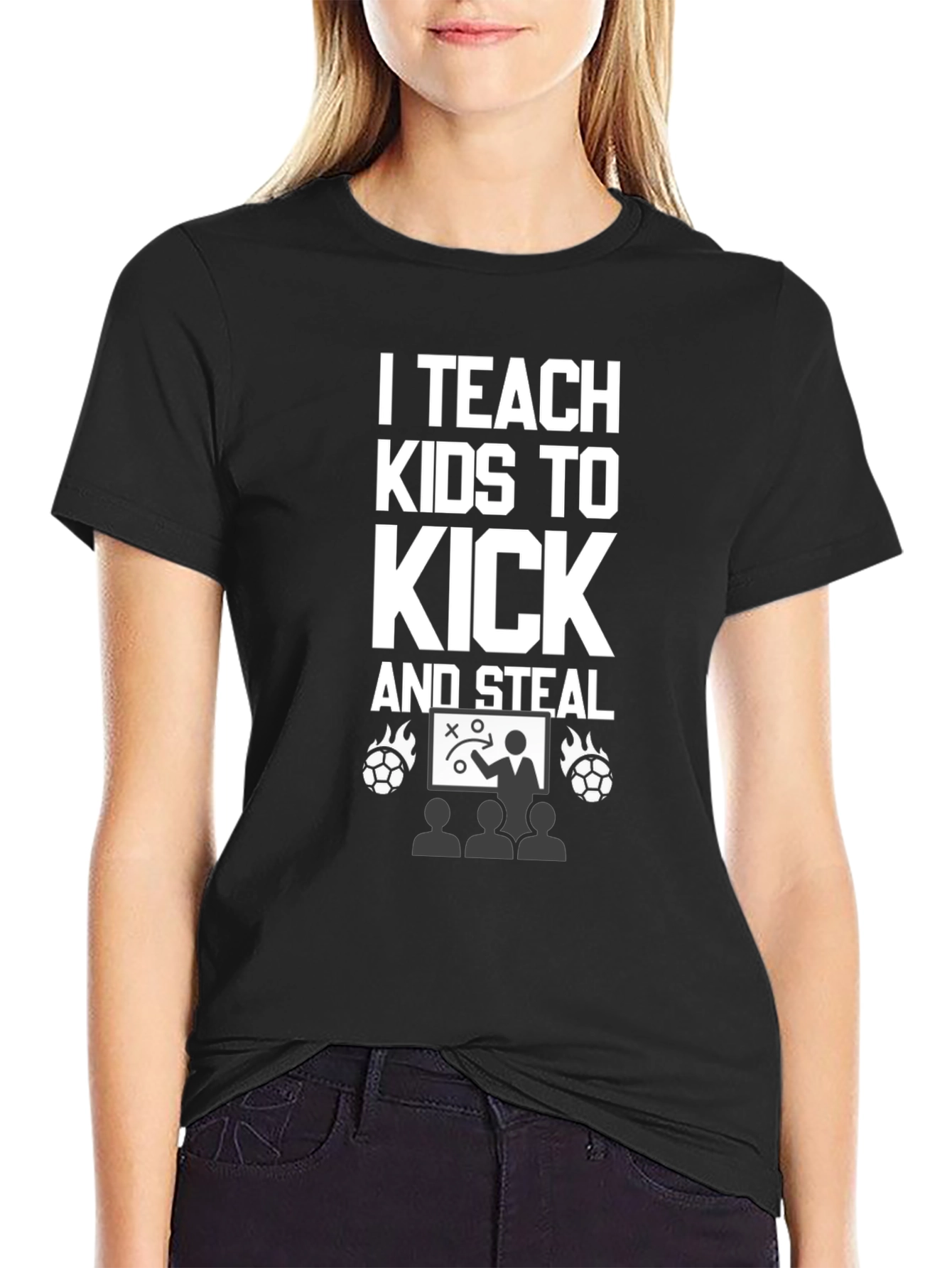 I Teach Kids to Kick and Steal T-Shirt - 2