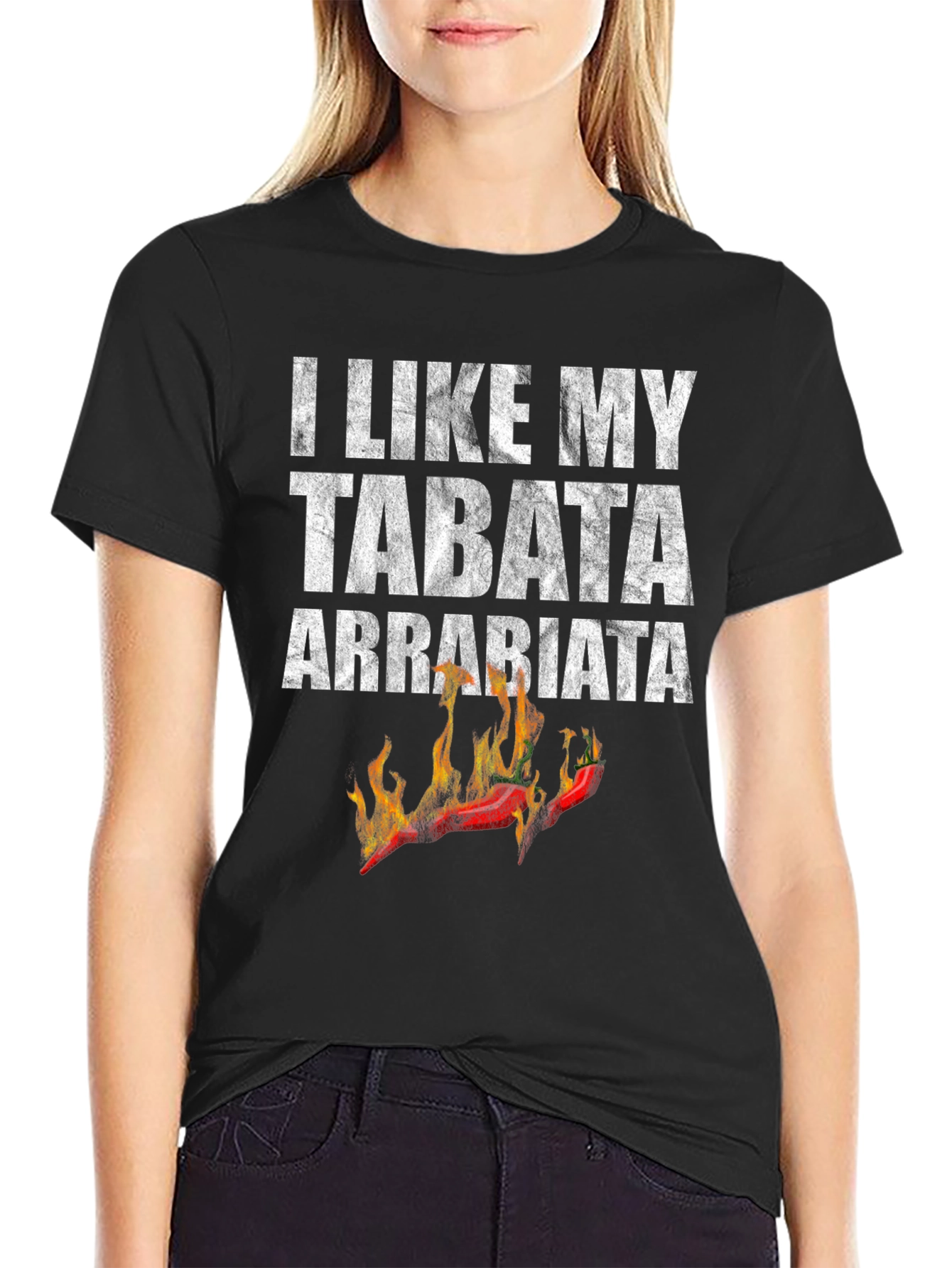 I Like My Tabata Arrabbiata Funny Workout T-Shirt - 2