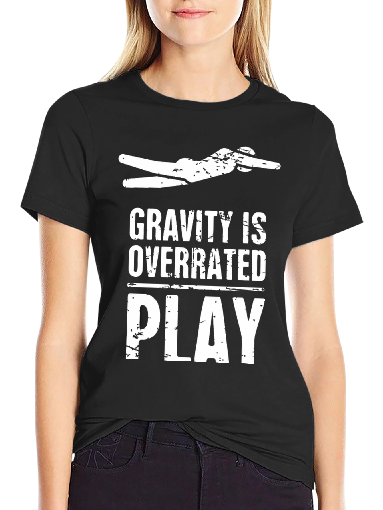 Black Gravity is Overrated T-Shirt view 2