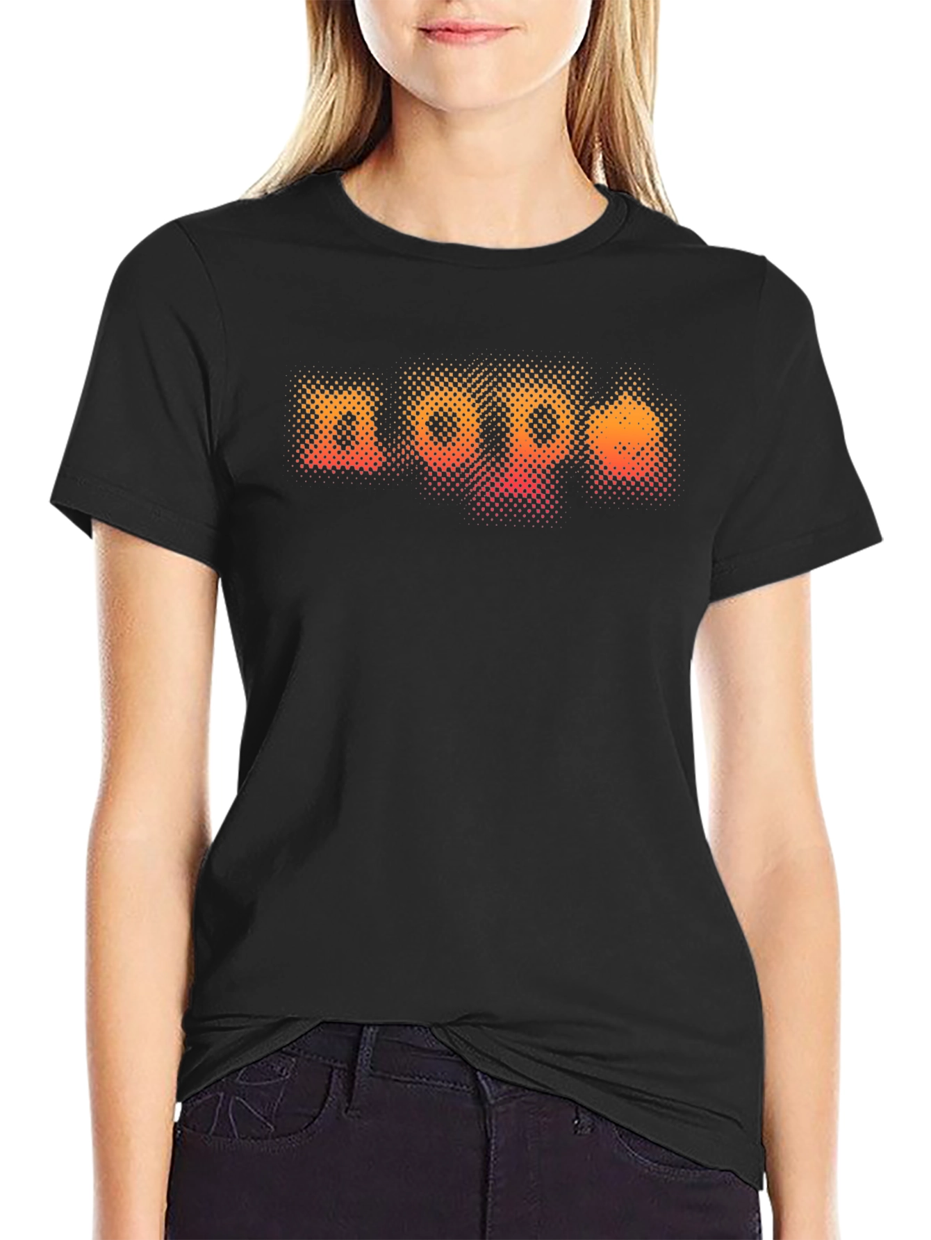 Black Nope T-Shirt - Graphic Tee view 2