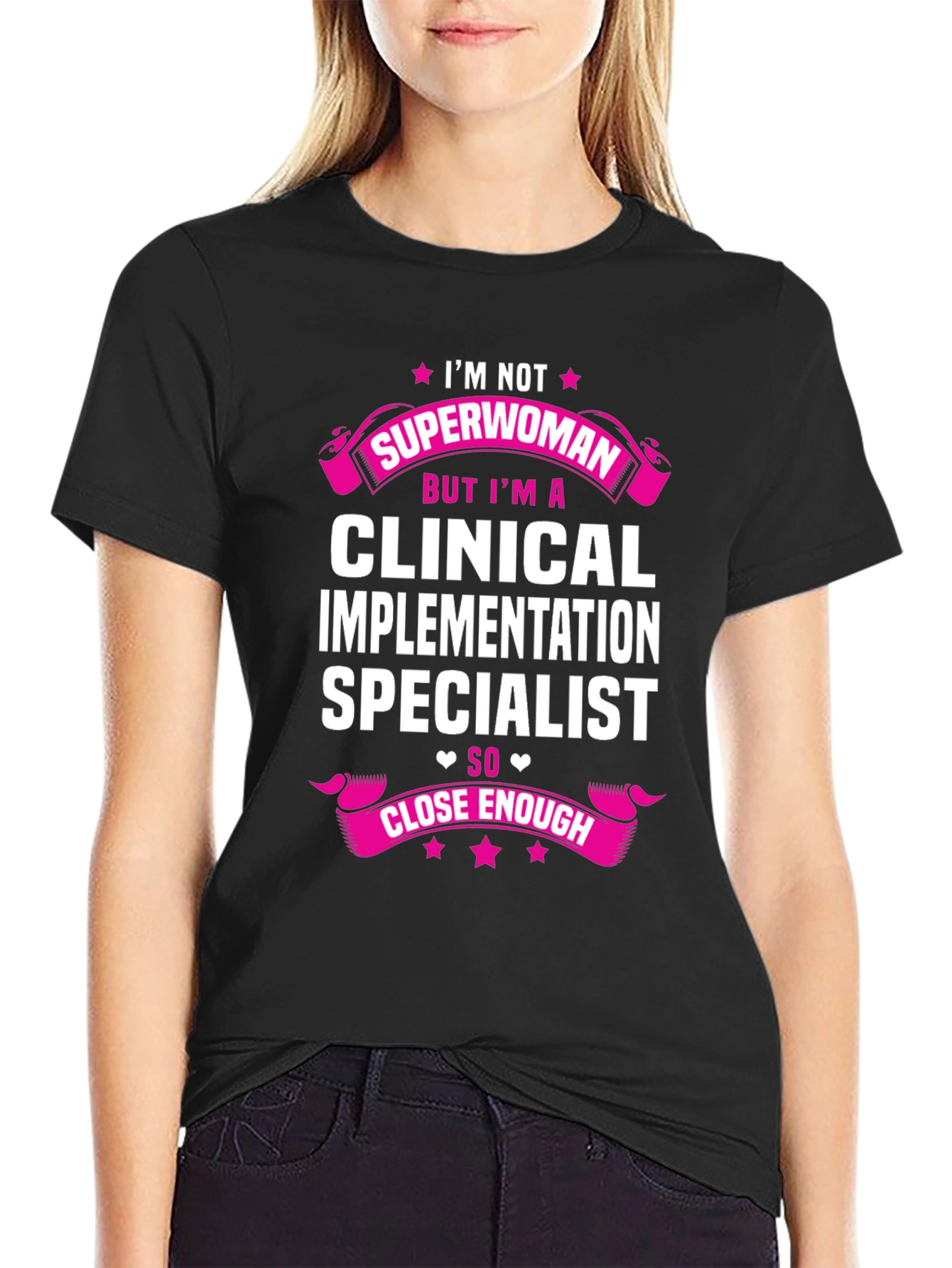 Black Clinical Implementation Specialist T-Shirt view 2