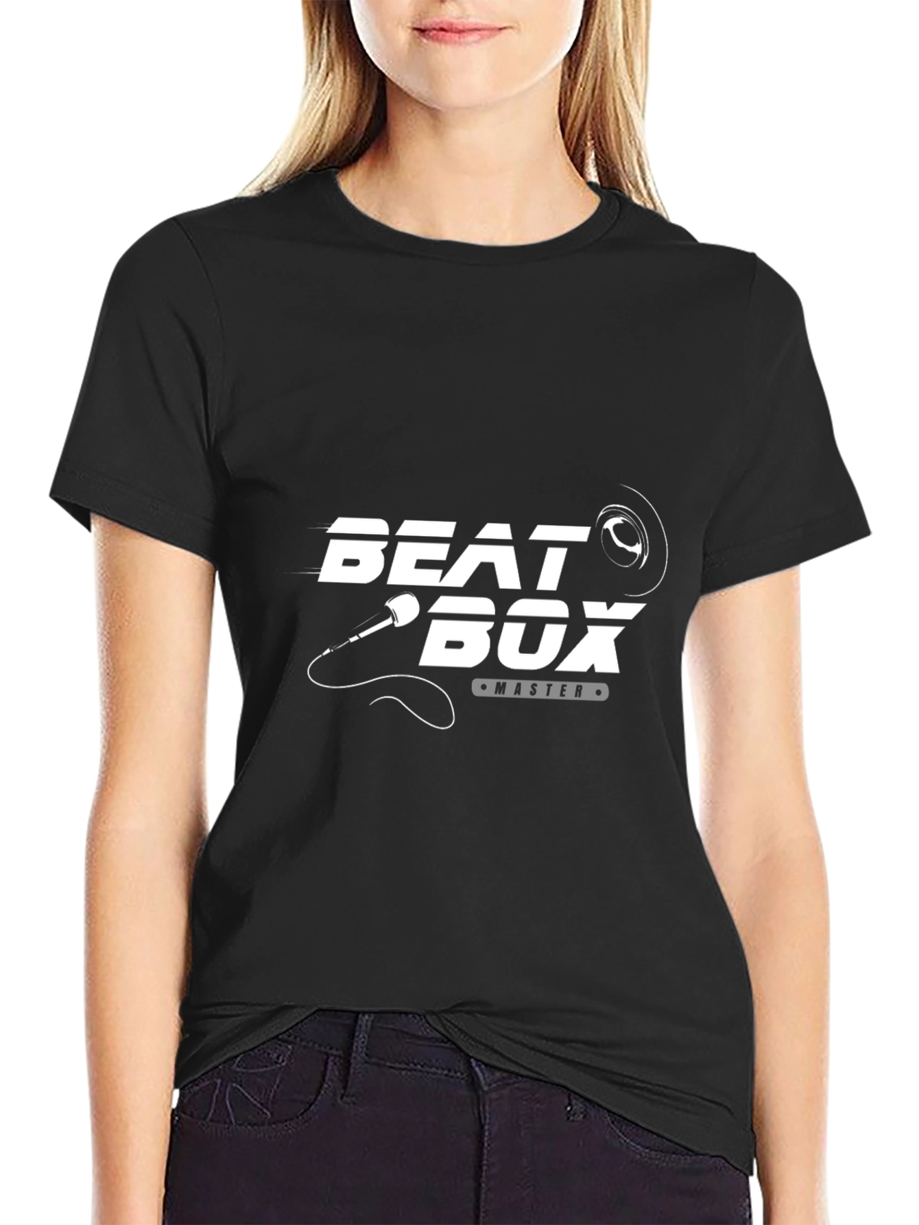 Black Beat Box Master Black T-Shirt view 2