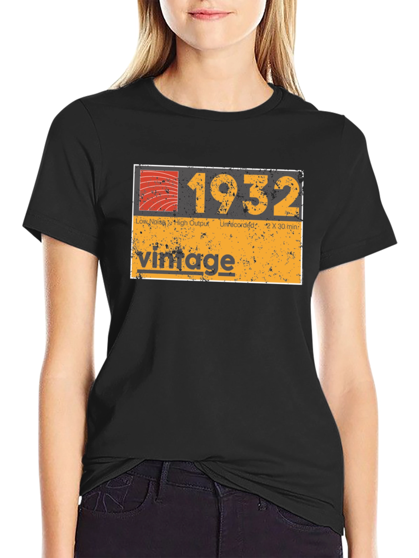 Black Vintage 1932 Graphic Tee view 2