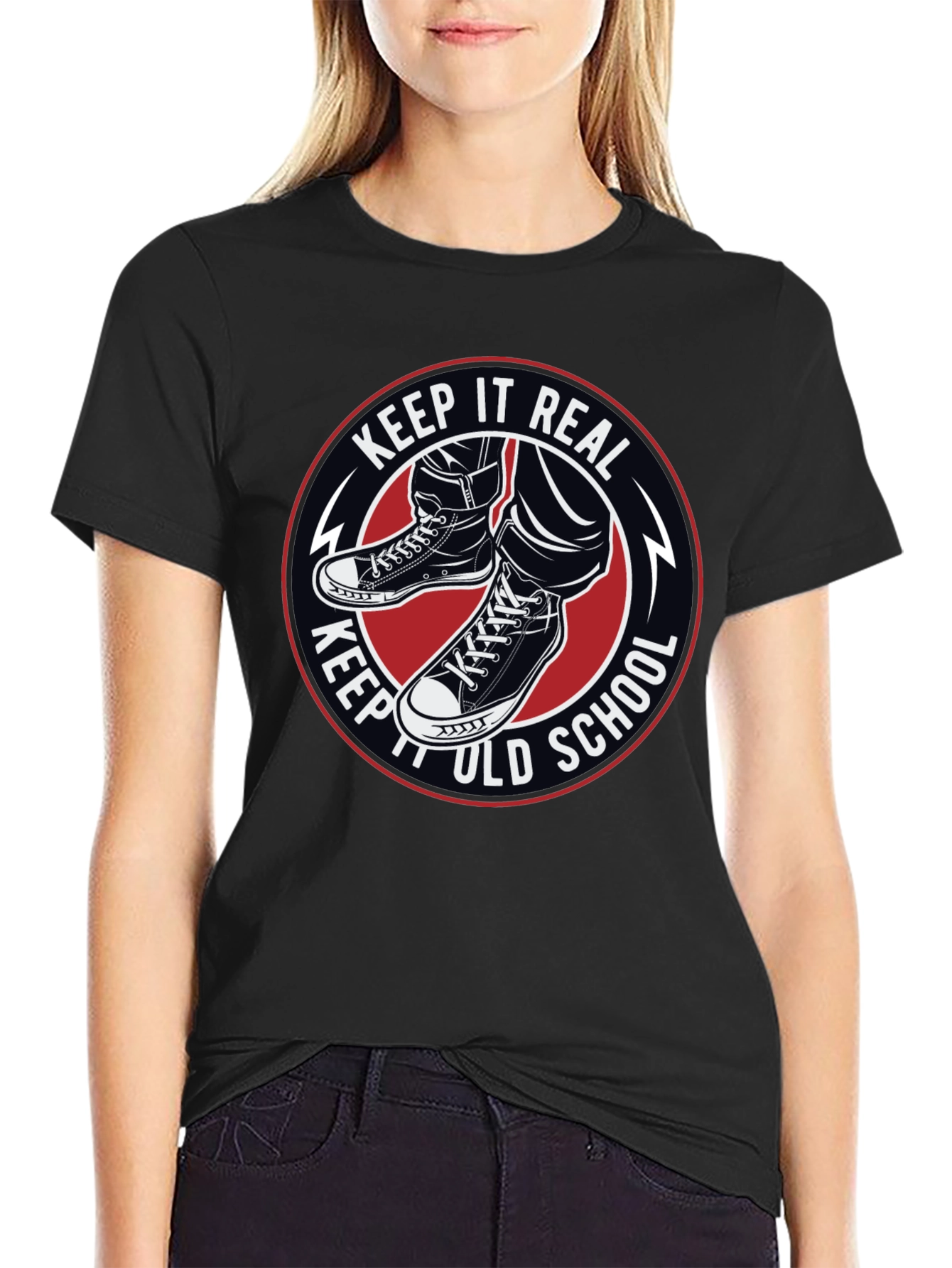 Keep It Real Old School Graphic T-Shirt - 2