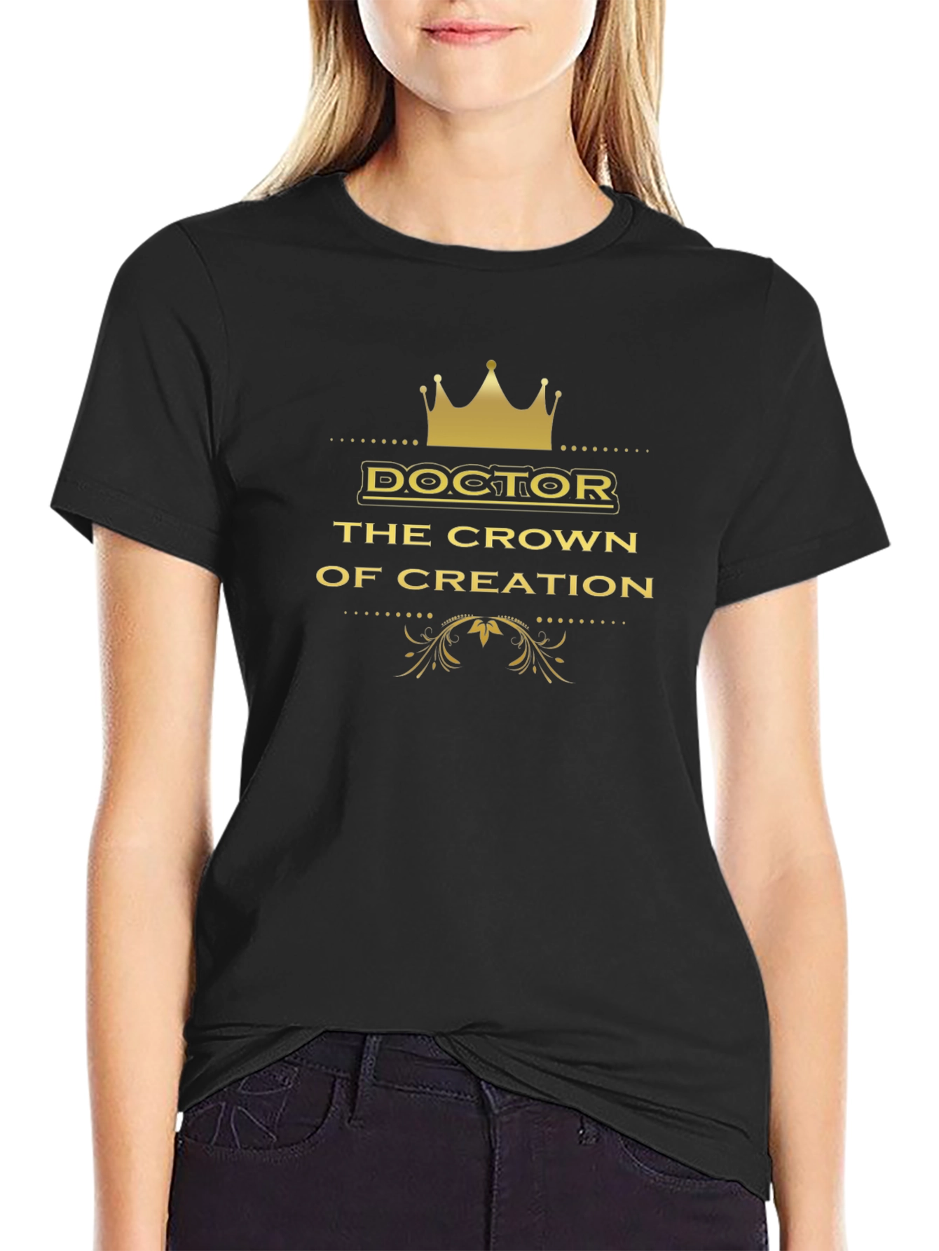 Black Doctor The Crown Of Creation Graphic T-Shirt view 2