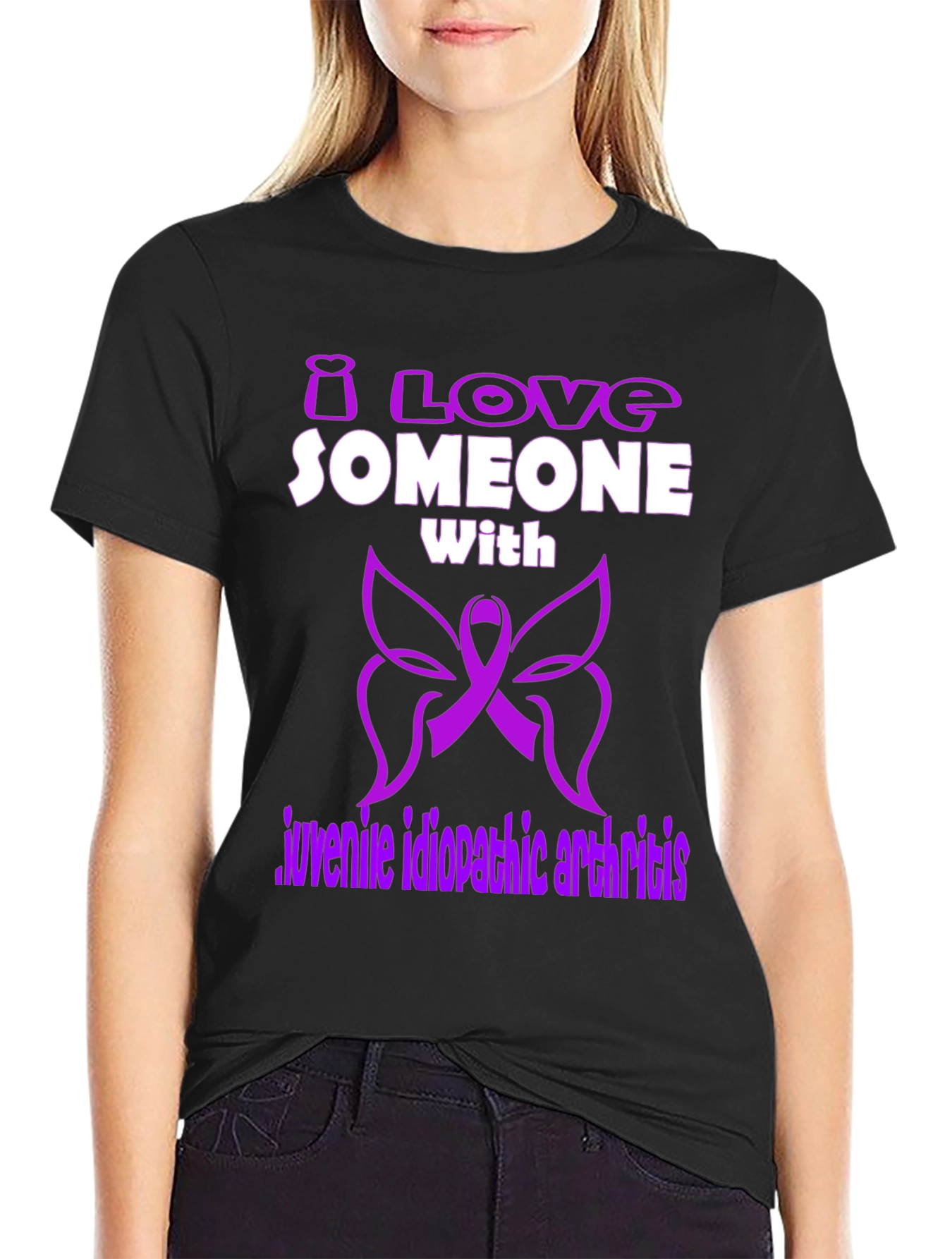 I Love Someone With Juvenile Idiopathic Arthritis T-Shirt - 2