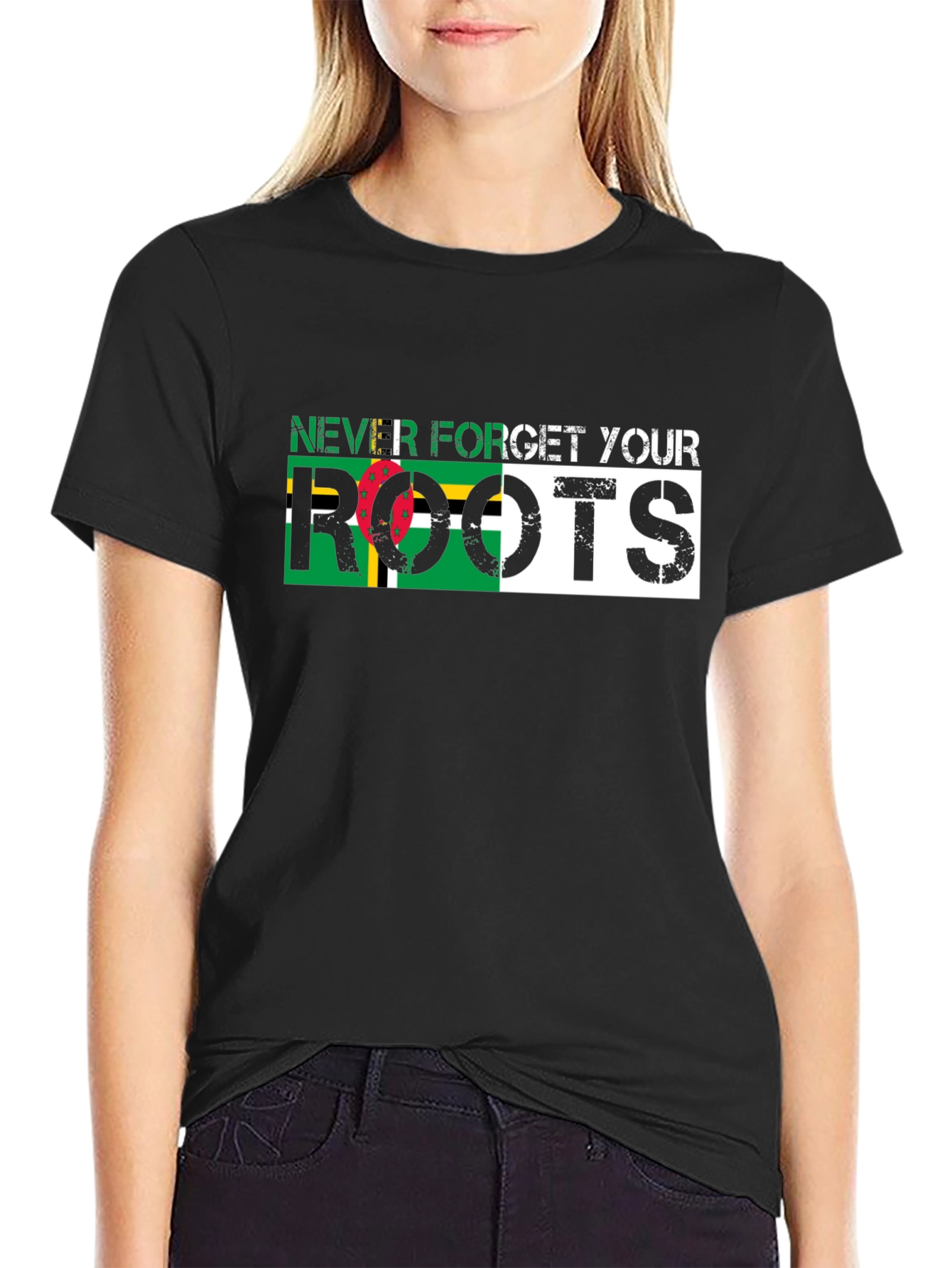 Dominica Roots T-Shirt - Never Forget Your Heritage - 2