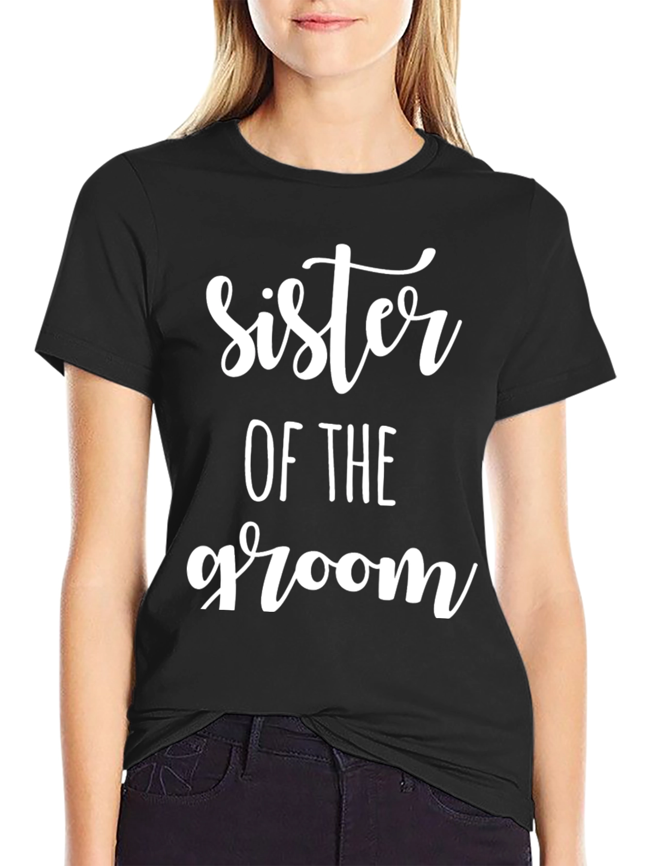 Sister of the Groom T-Shirt - Wedding Party Tee - 2