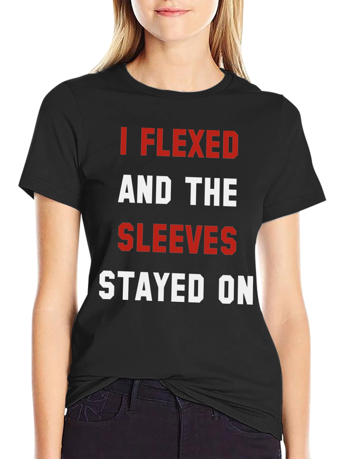 Funny 'I Flexed' Graphic Tee - 2