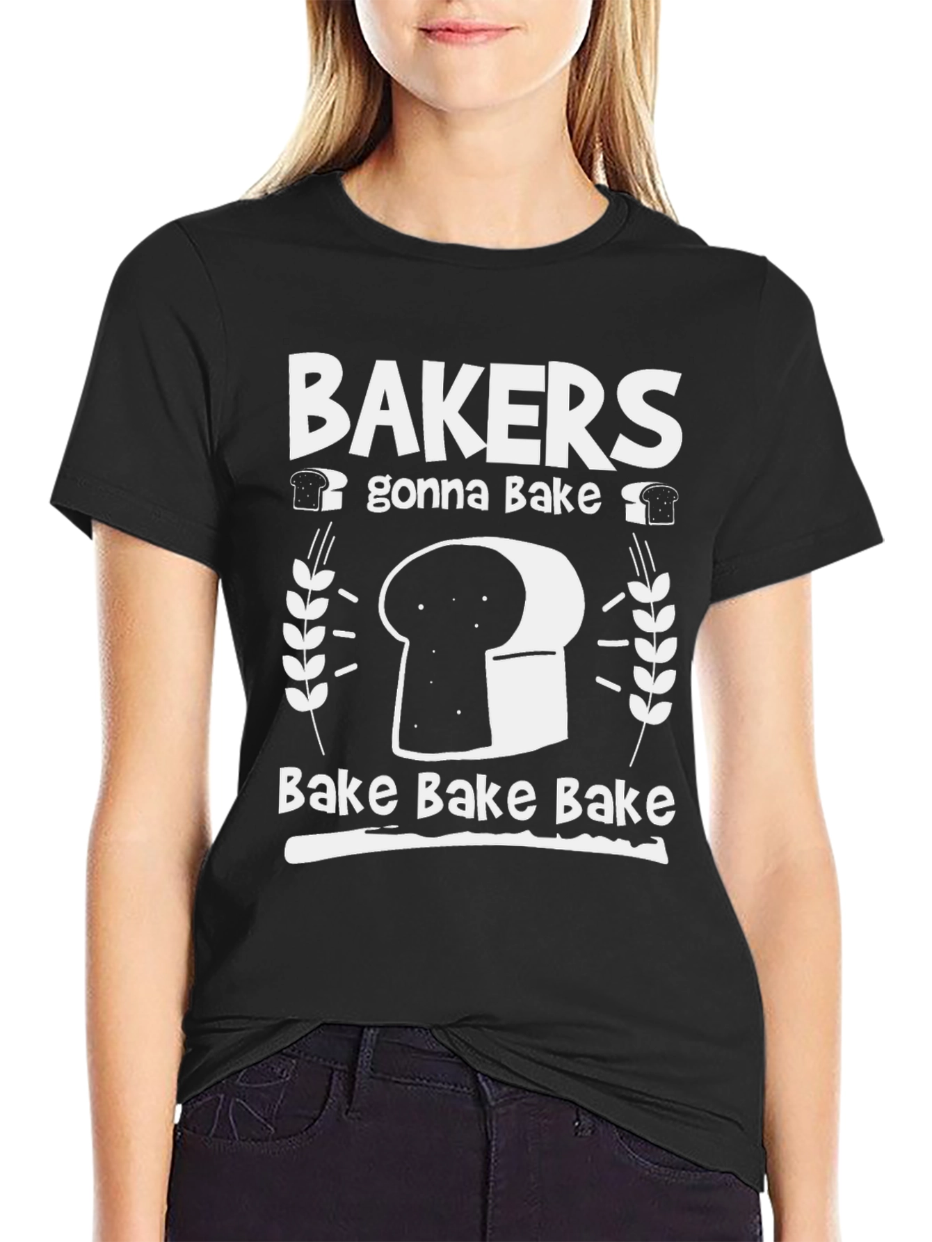 Black Bakers Gonna Bake T-Shirt - Funny Baking Tee view 2