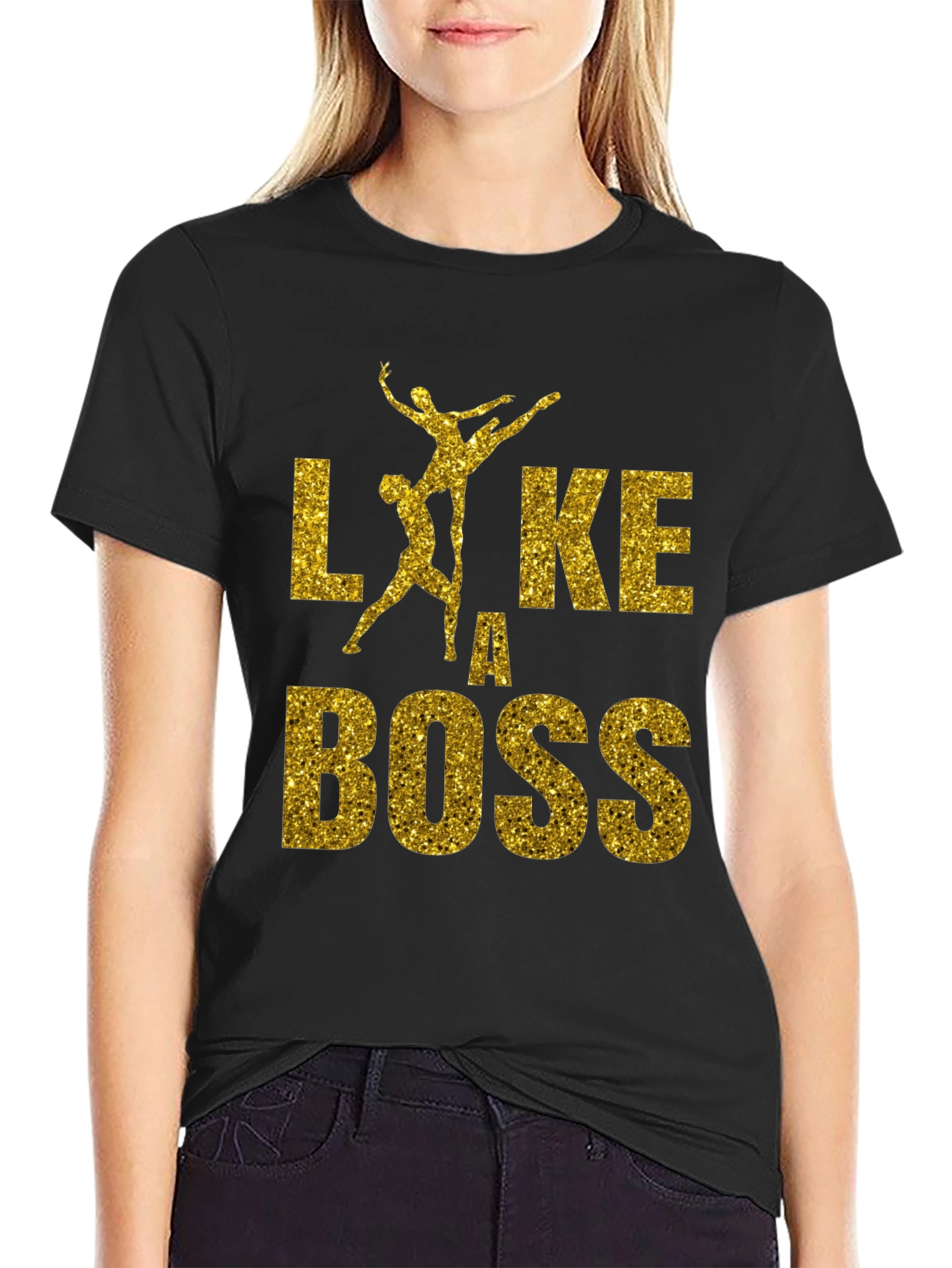 Black Like a Boss Dance T-Shirt view 2