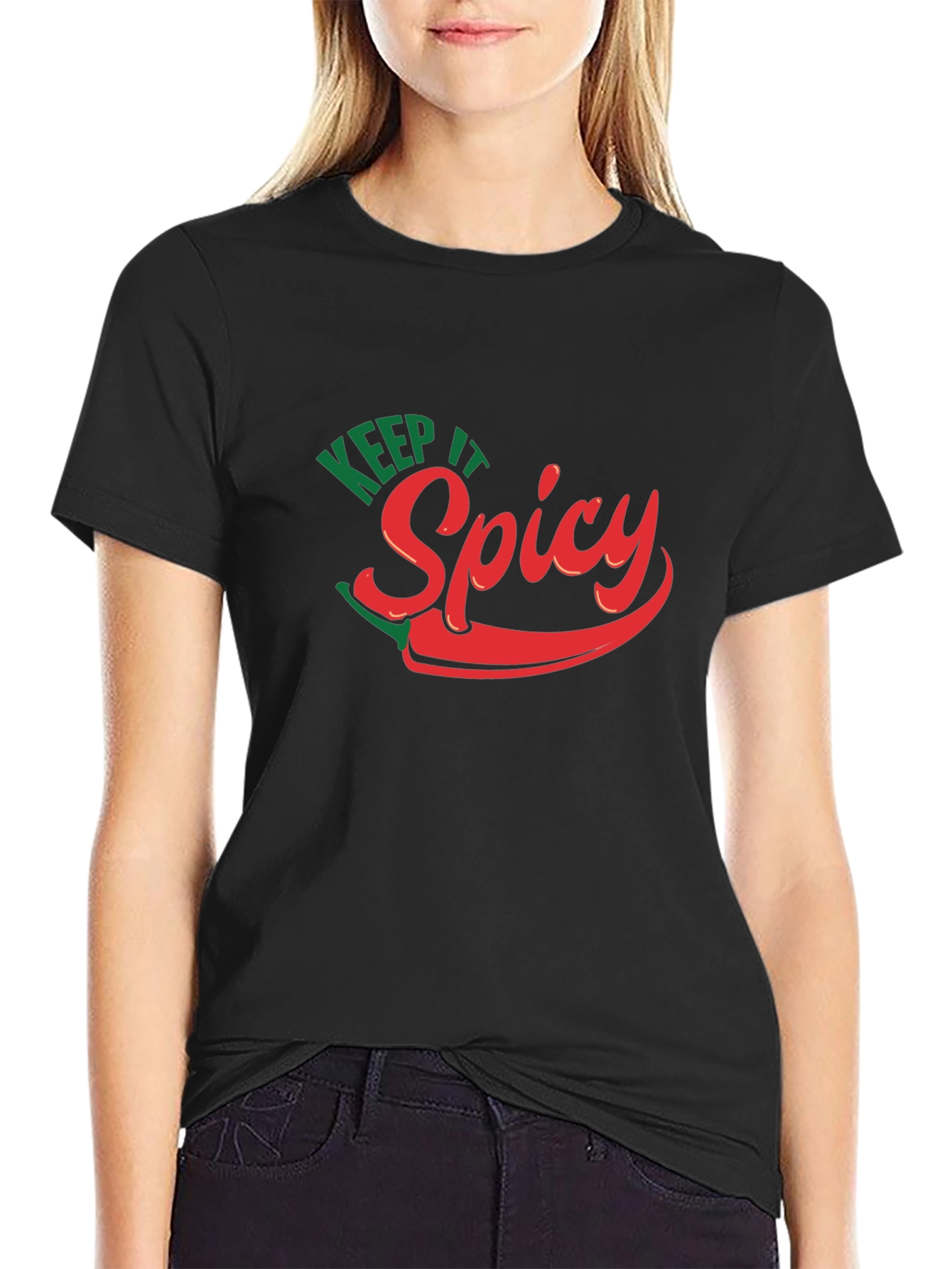 Keep It Spicy Graphic Tee - Chili Pepper Design - 2