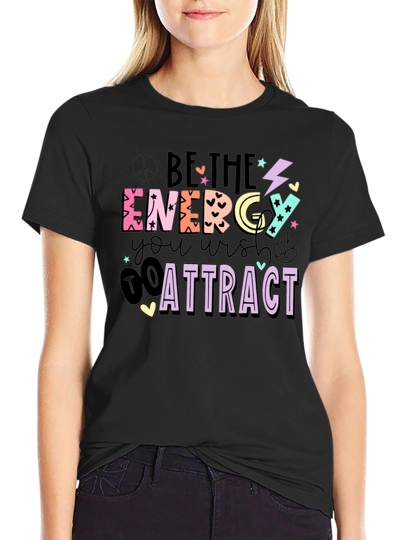 Black Be the Energy T-Shirt view 2