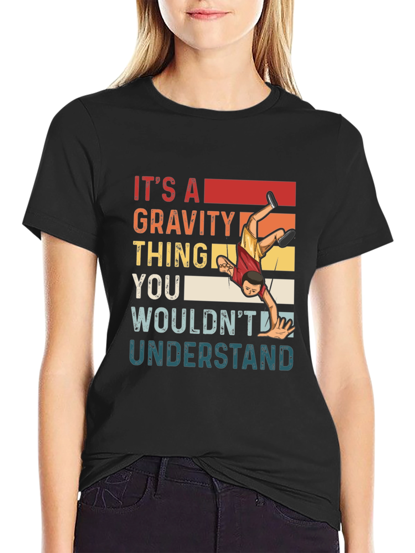 Black Gravity Thing T-Shirt view 2