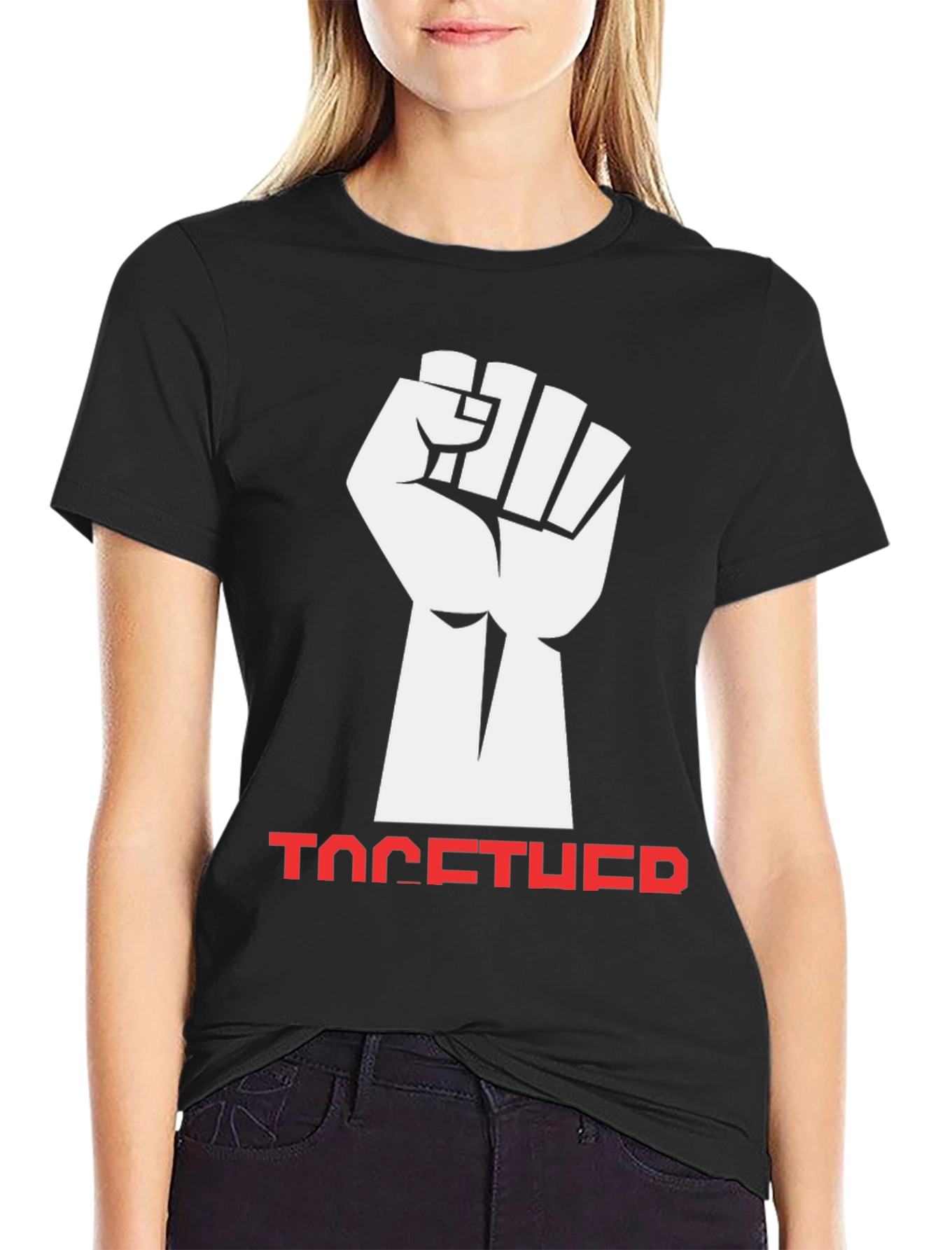 Together Fist Graphic Tee - Solidarity & Unity - 2