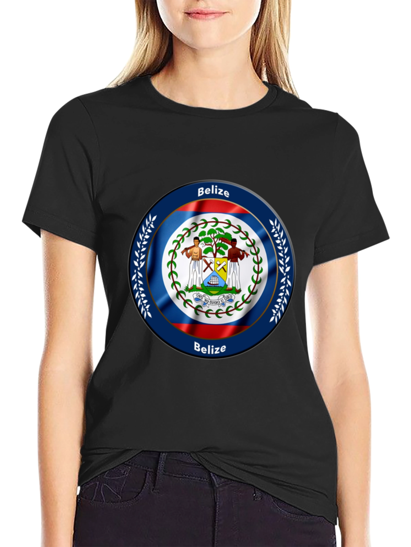Belize Flag T-Shirt - Graphic Print - 2