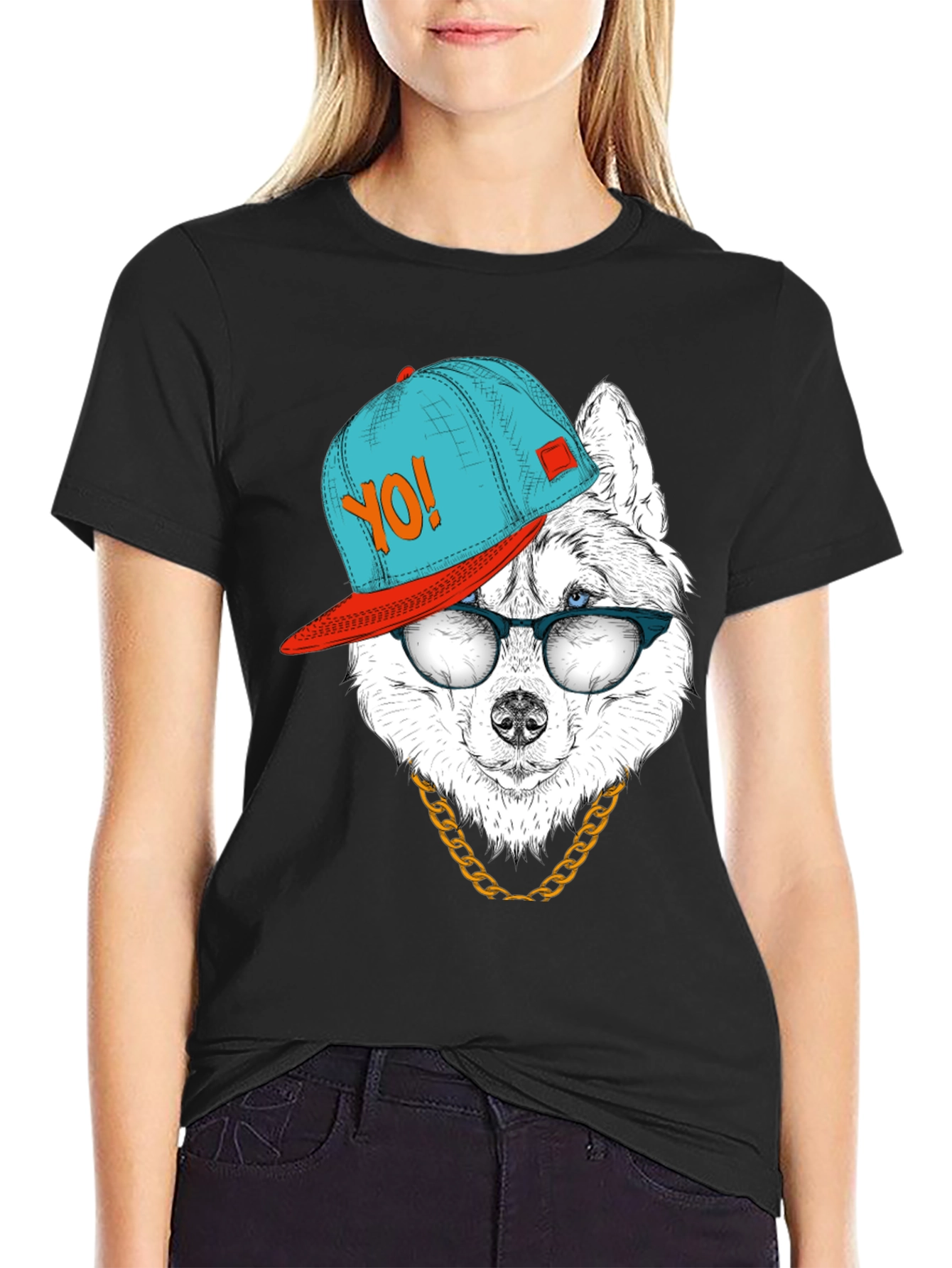 Cool Dog Graphic Tee - Hip Hop Style - 2
