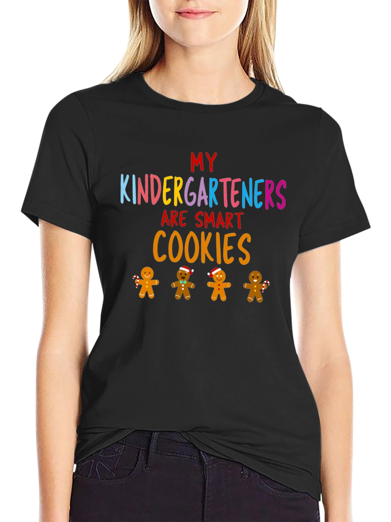 Kindergarten Teacher Christmas Cookies Shirt - 2