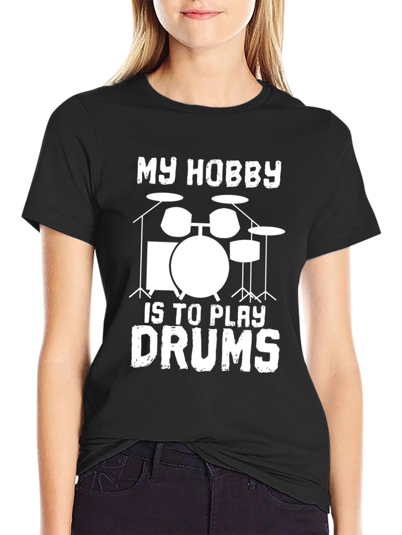 My Hobby is to Play Drums Graphic T-Shirt - 2