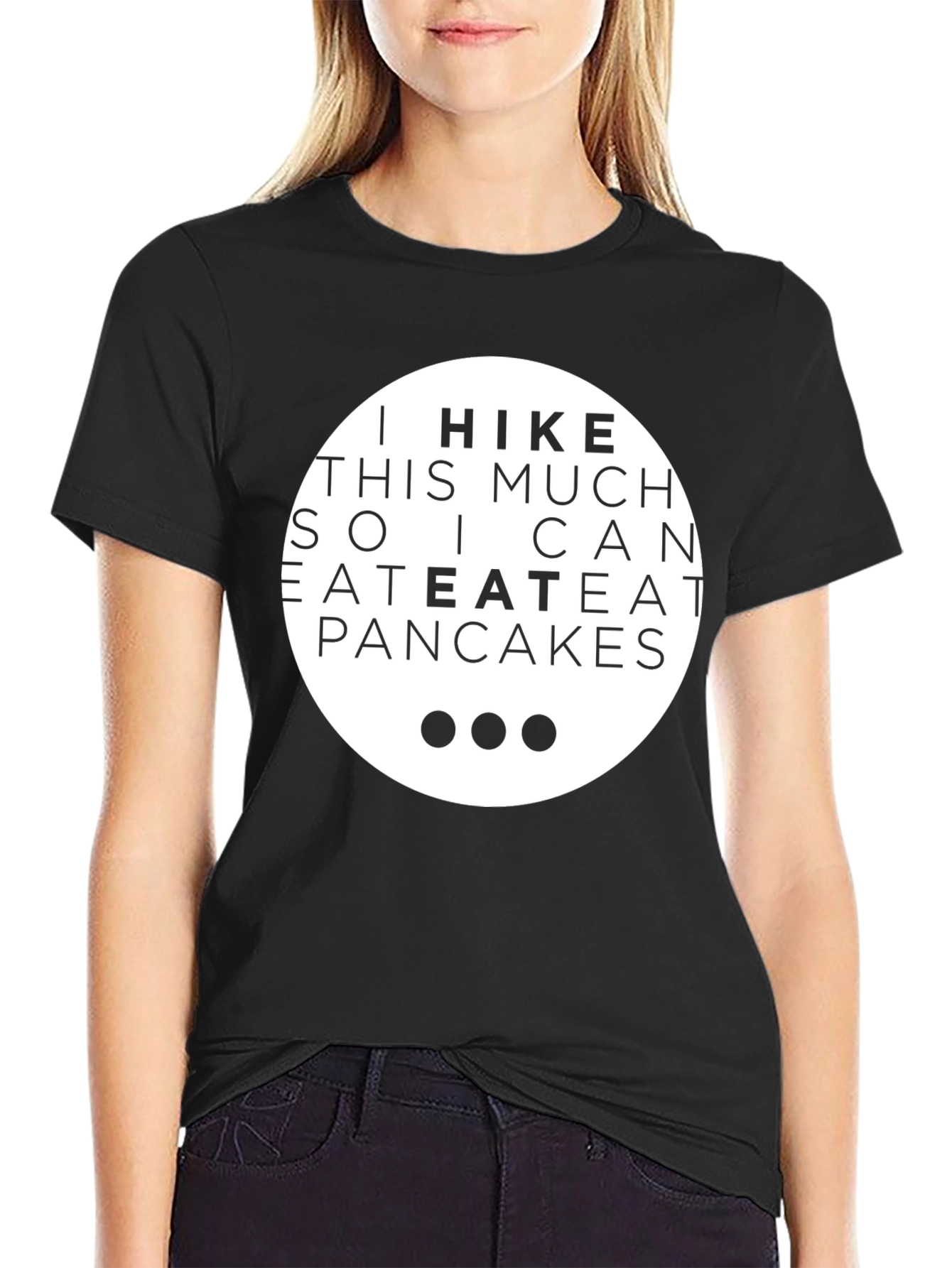Funny Hiking & Pancakes Graphic Tee - 2