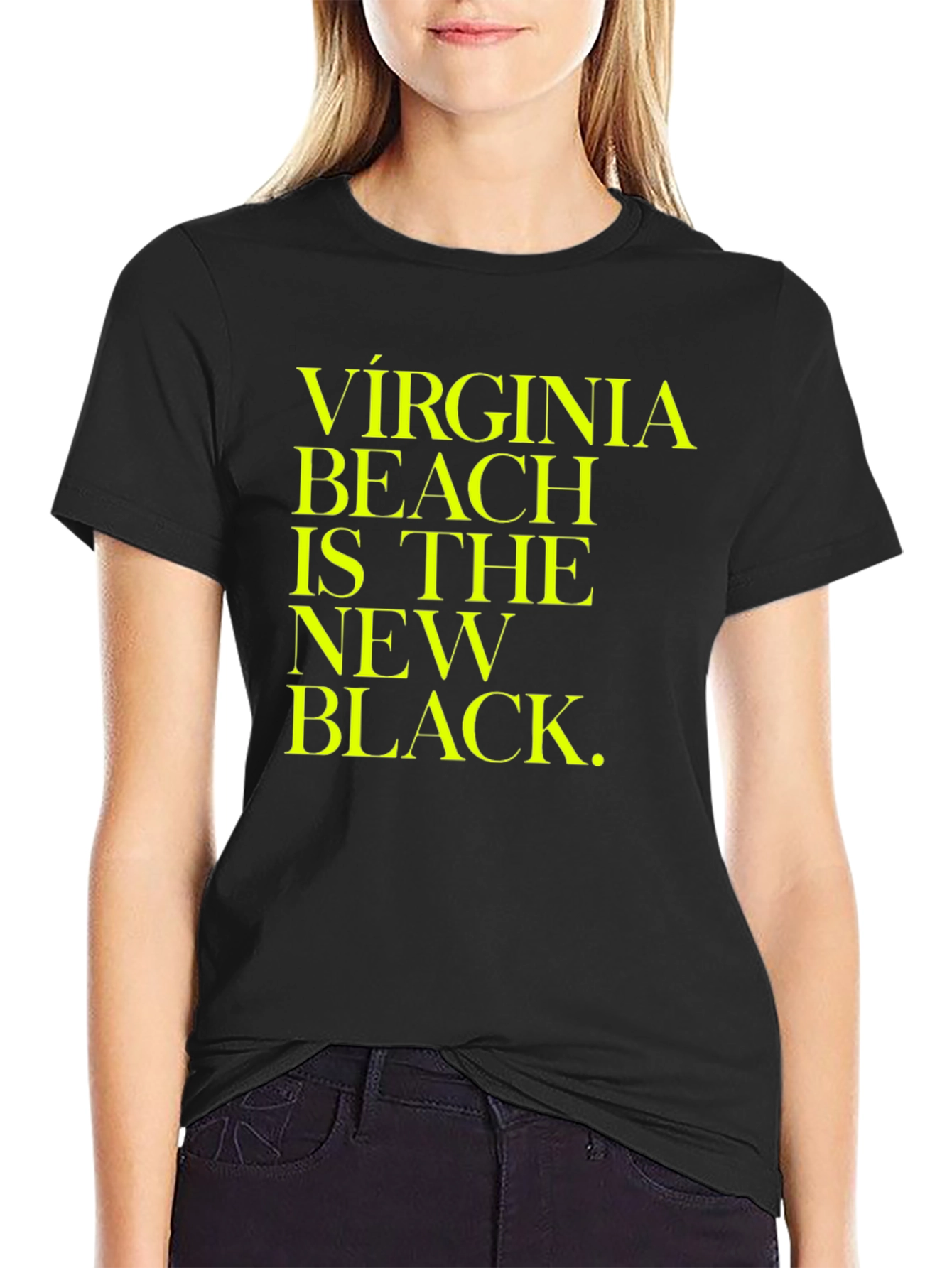 Black Virginia Beach Is The New Black Tee view 2