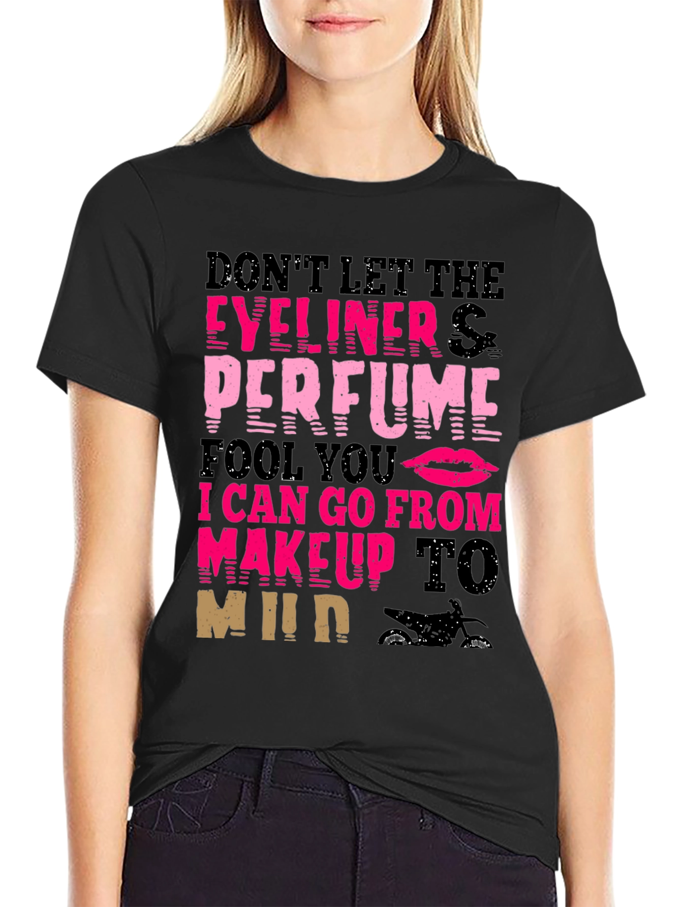 Black Makeup to Mud T-Shirt - Eyeliner Perfume view 2