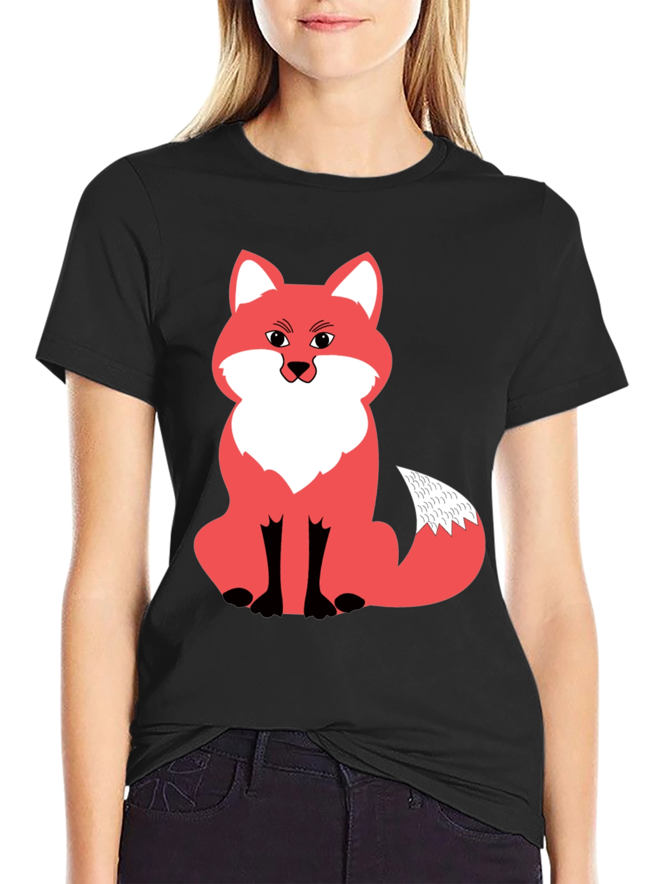 Black Fox Graphic Tee - Casual Comfort view 2