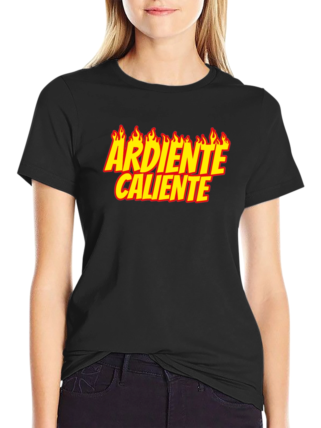 Black Ardiente Caliente Graphic Tee view 2