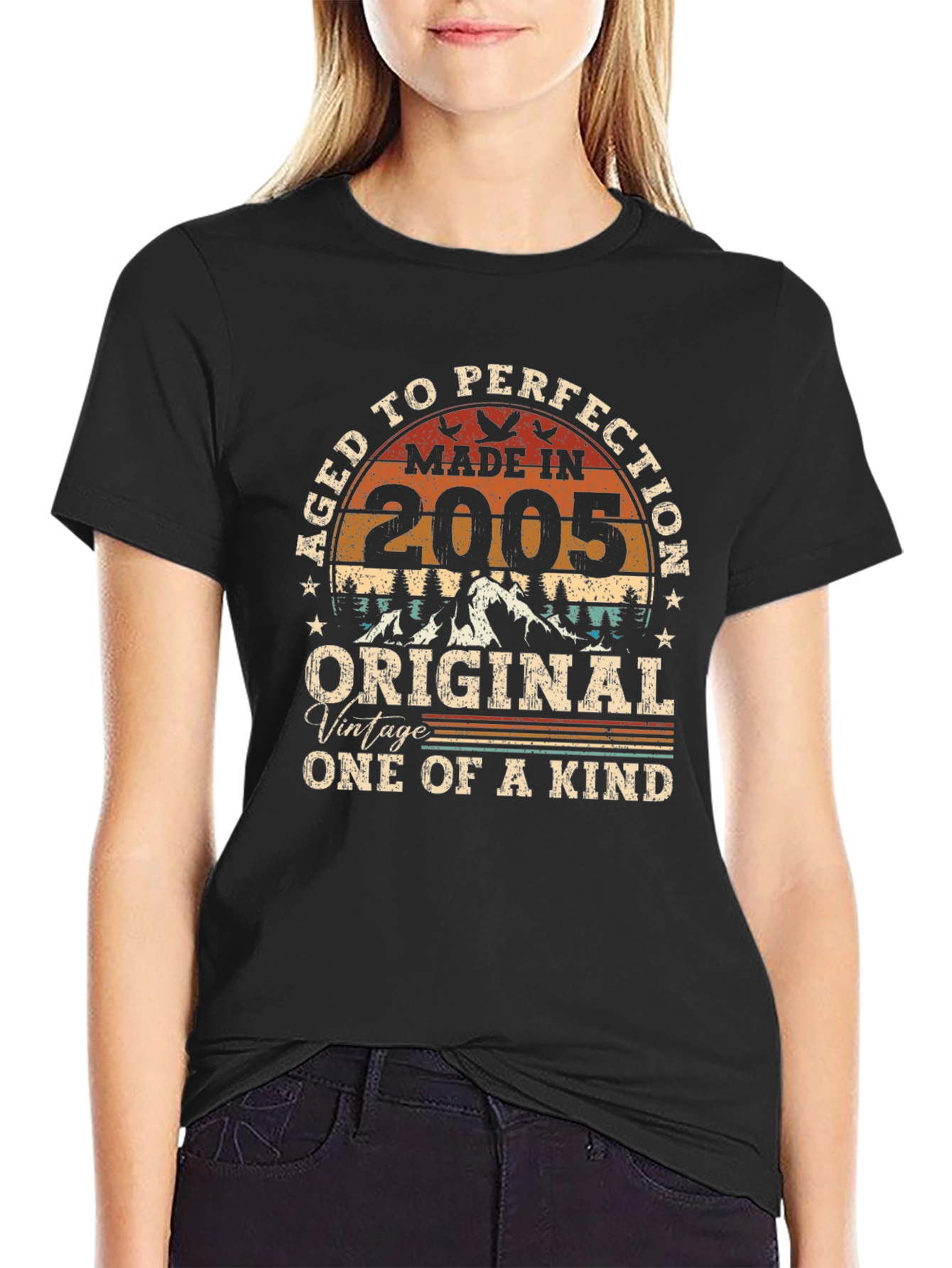 Black Aged to Perfection - Made in 2005 T-Shirt view 2