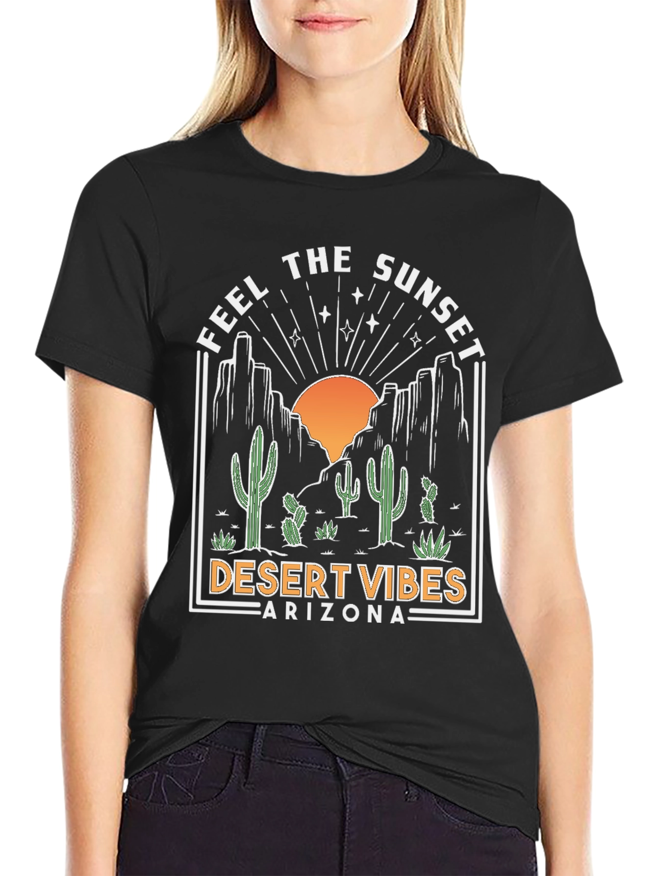 Black Desert Vibes Arizona Graphic Tee view 2