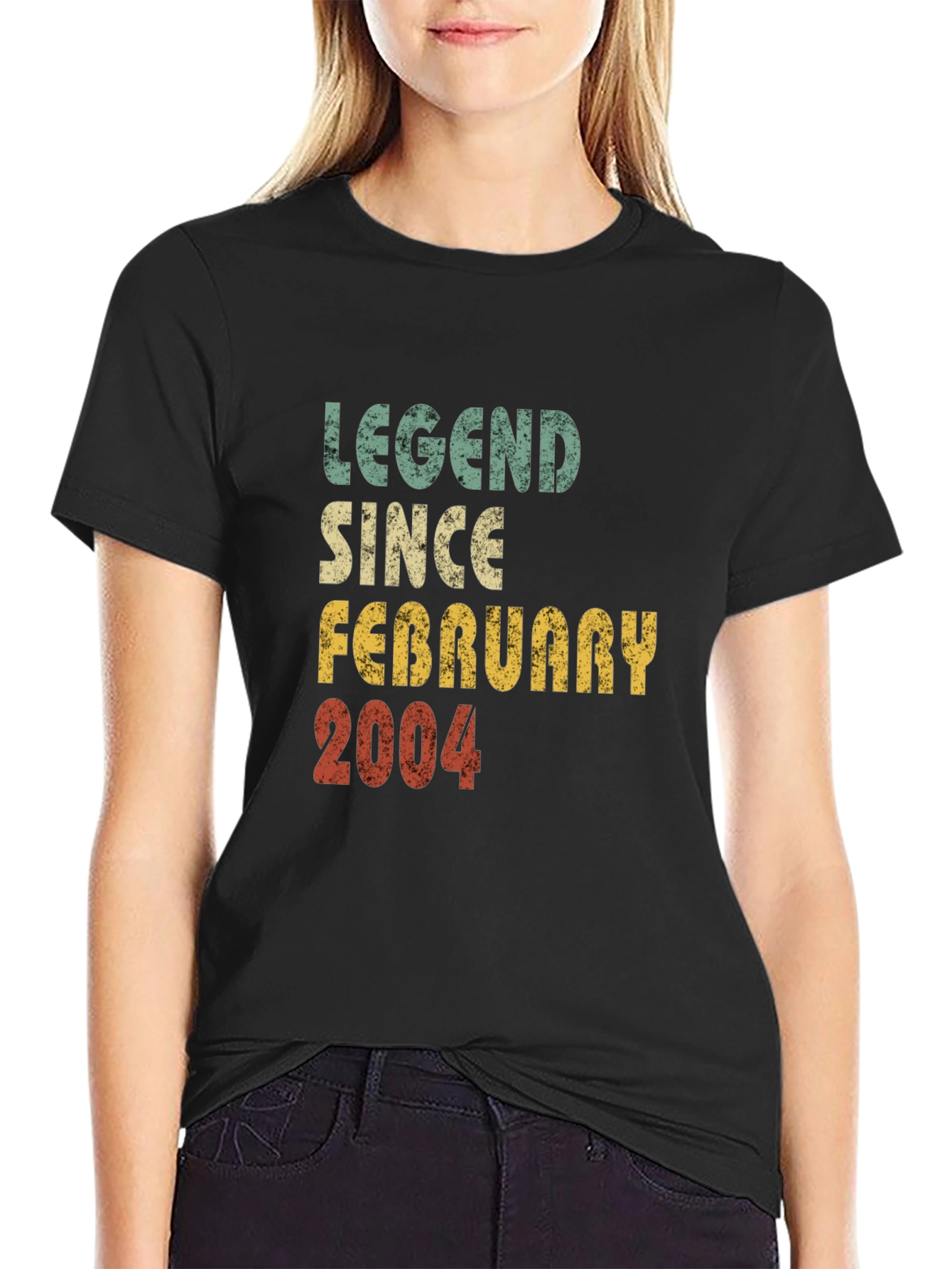 Black Legend Since February 2004 T-Shirt view 2