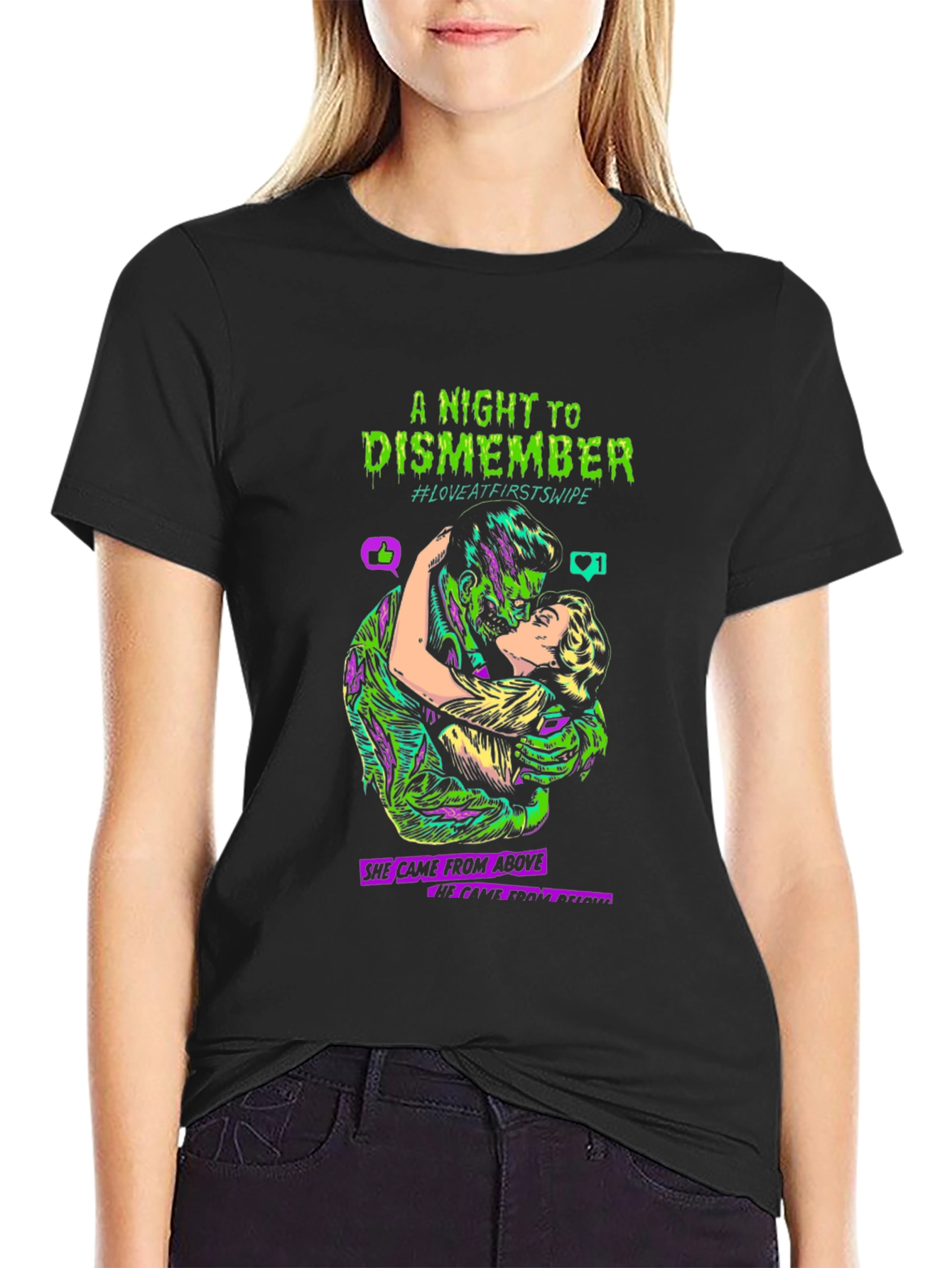 Black A Night to Dismember T-Shirt view 2
