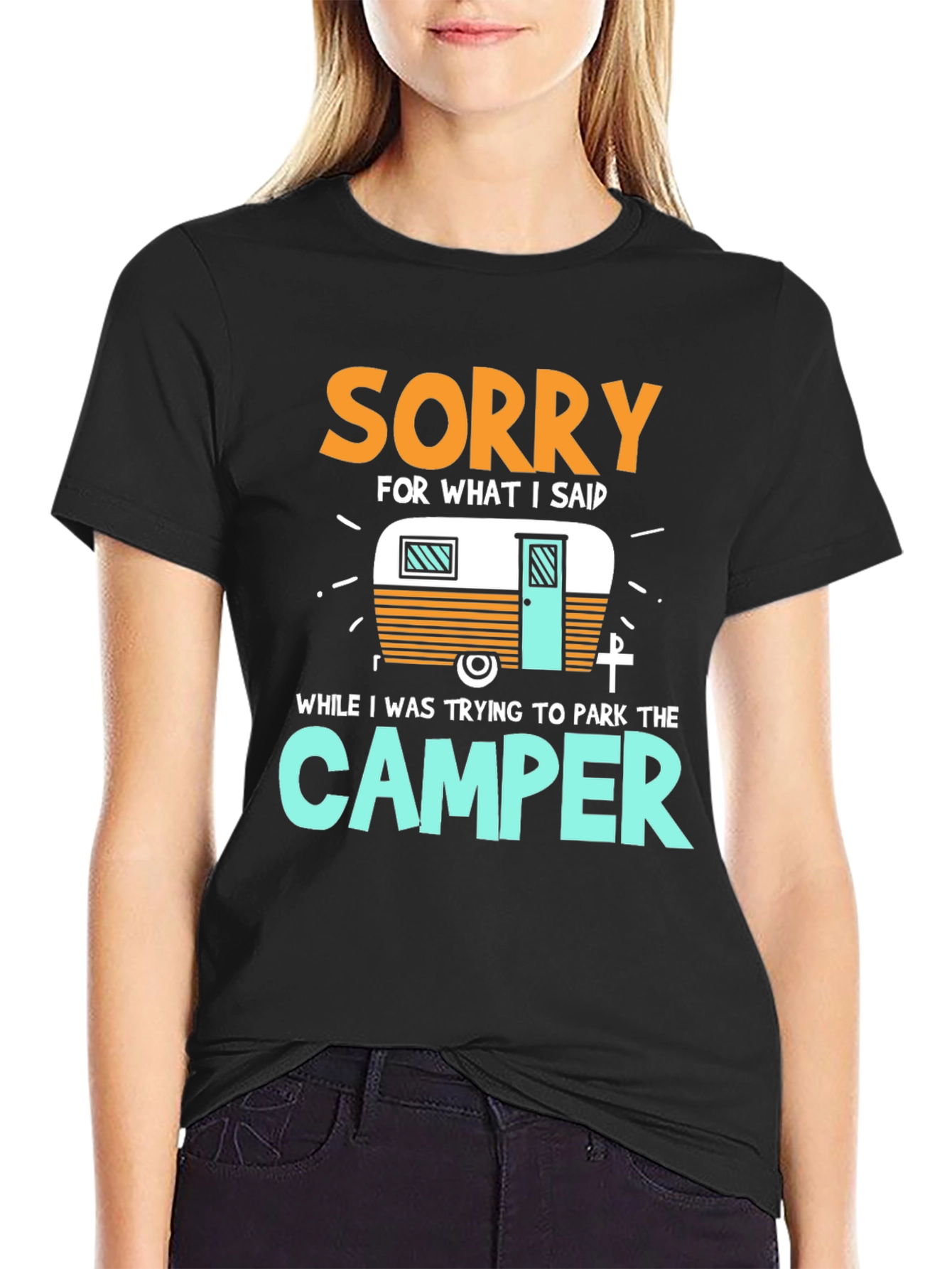 Sorry For What I Said Camper Graphic T-Shirt - 2