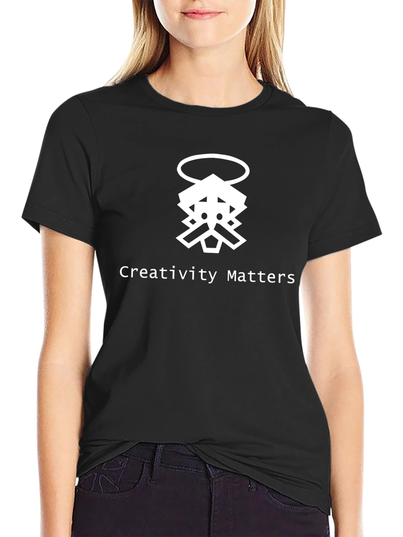 Black Creativity Matters Graphic Tee - Black view 2
