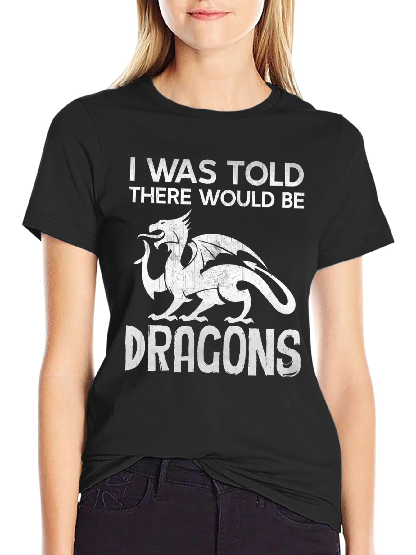 Black Dragon Graphic Tee - I Was Told There Would Be Dragons view 2