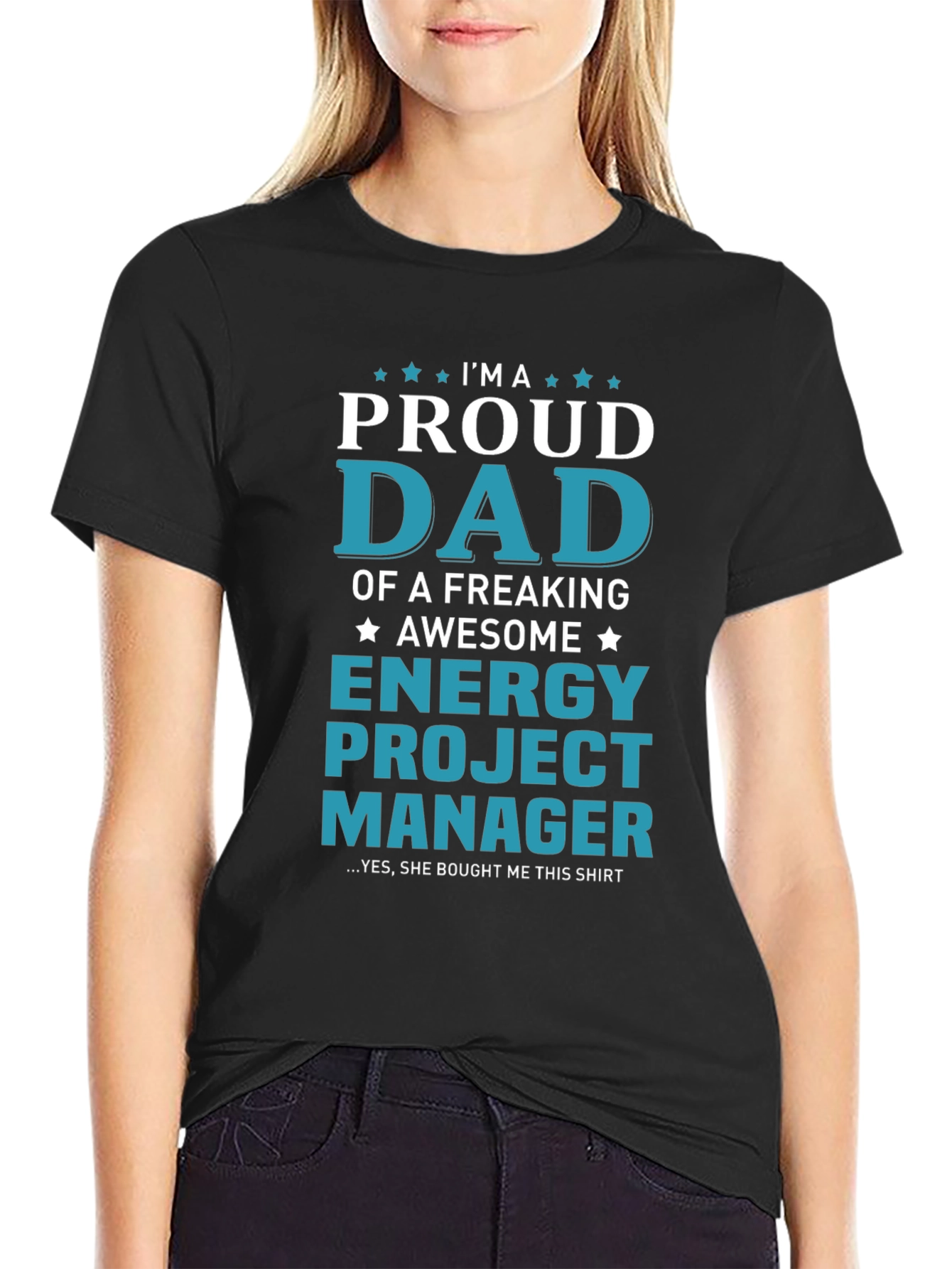 Proud Dad Energy Project Manager T-Shirt - 2