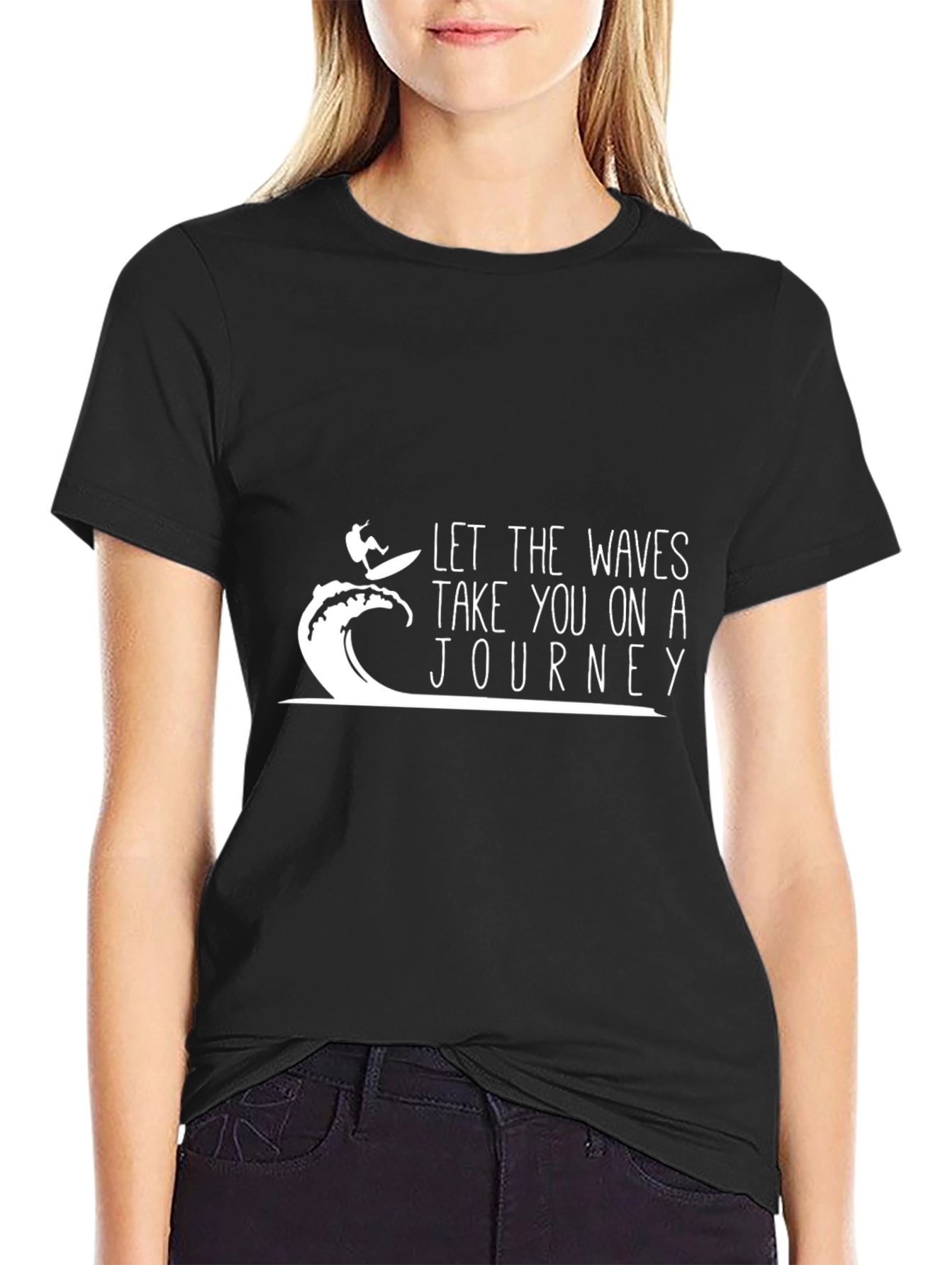 Surfer Waves Graphic Tee - Let the Waves Take You - 2