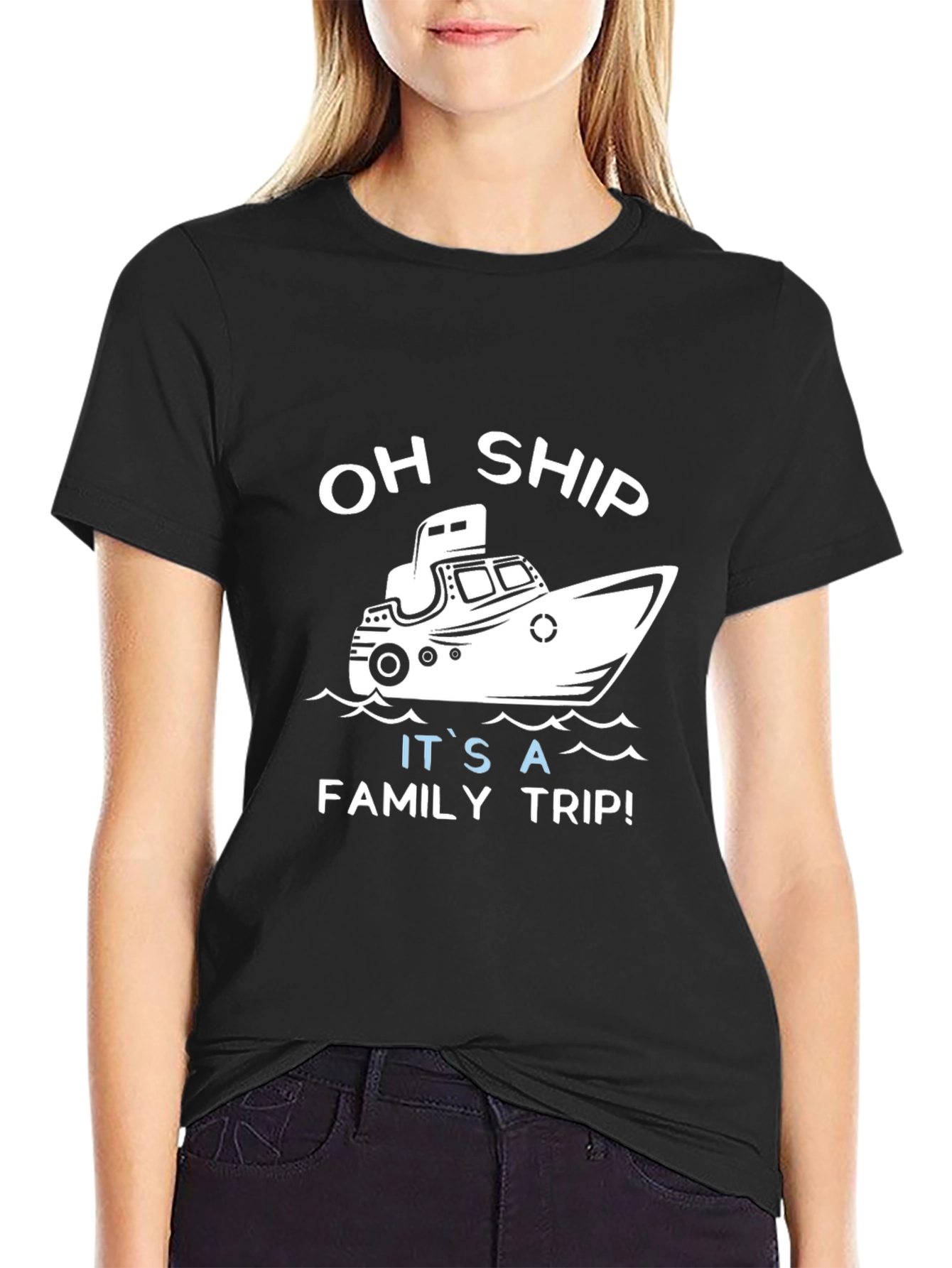 Oh Ship It's A Family Trip T-Shirt Cruise Vacation Tee - 2