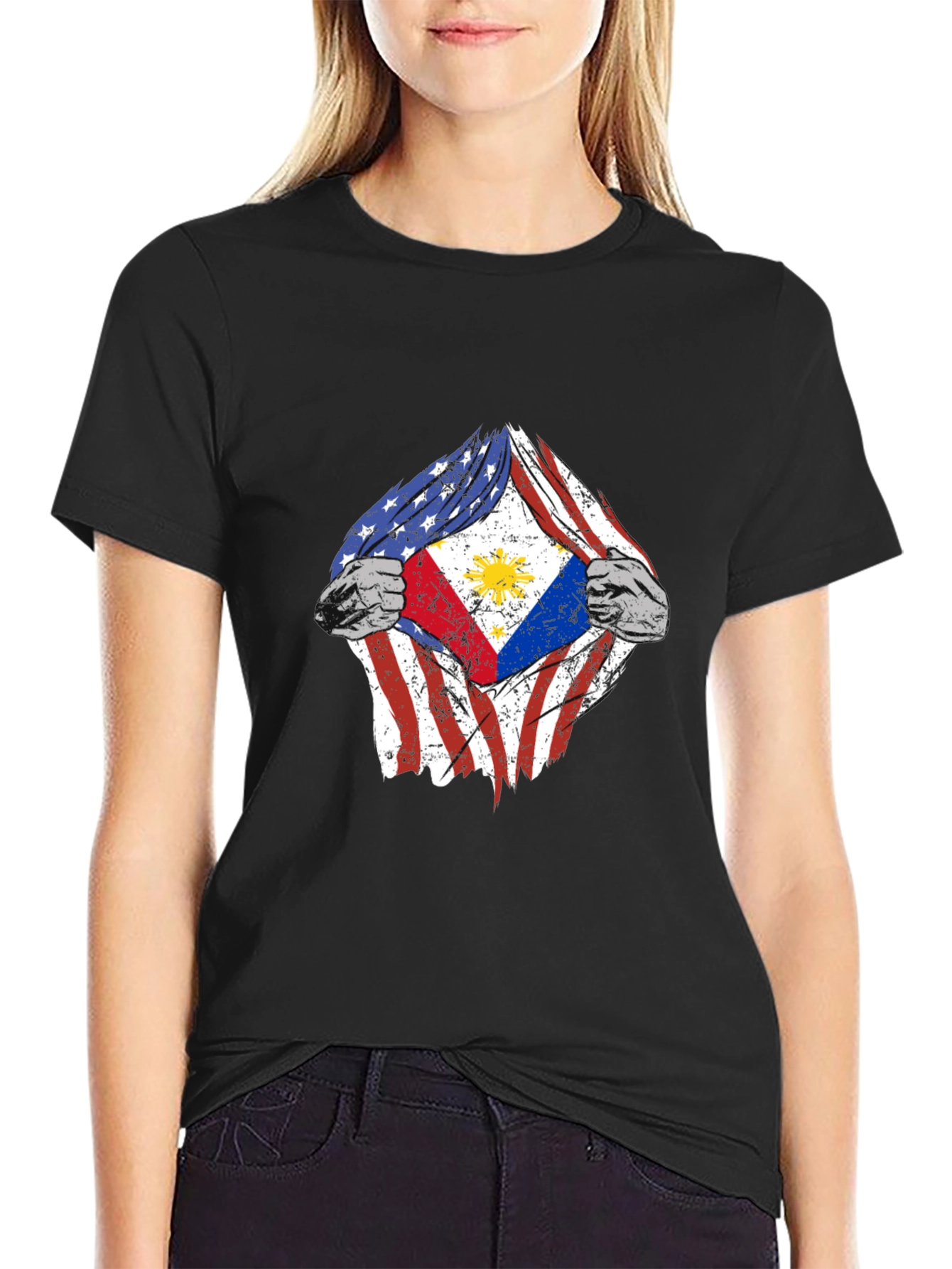 USA Philippines Flag T-Shirt - 2