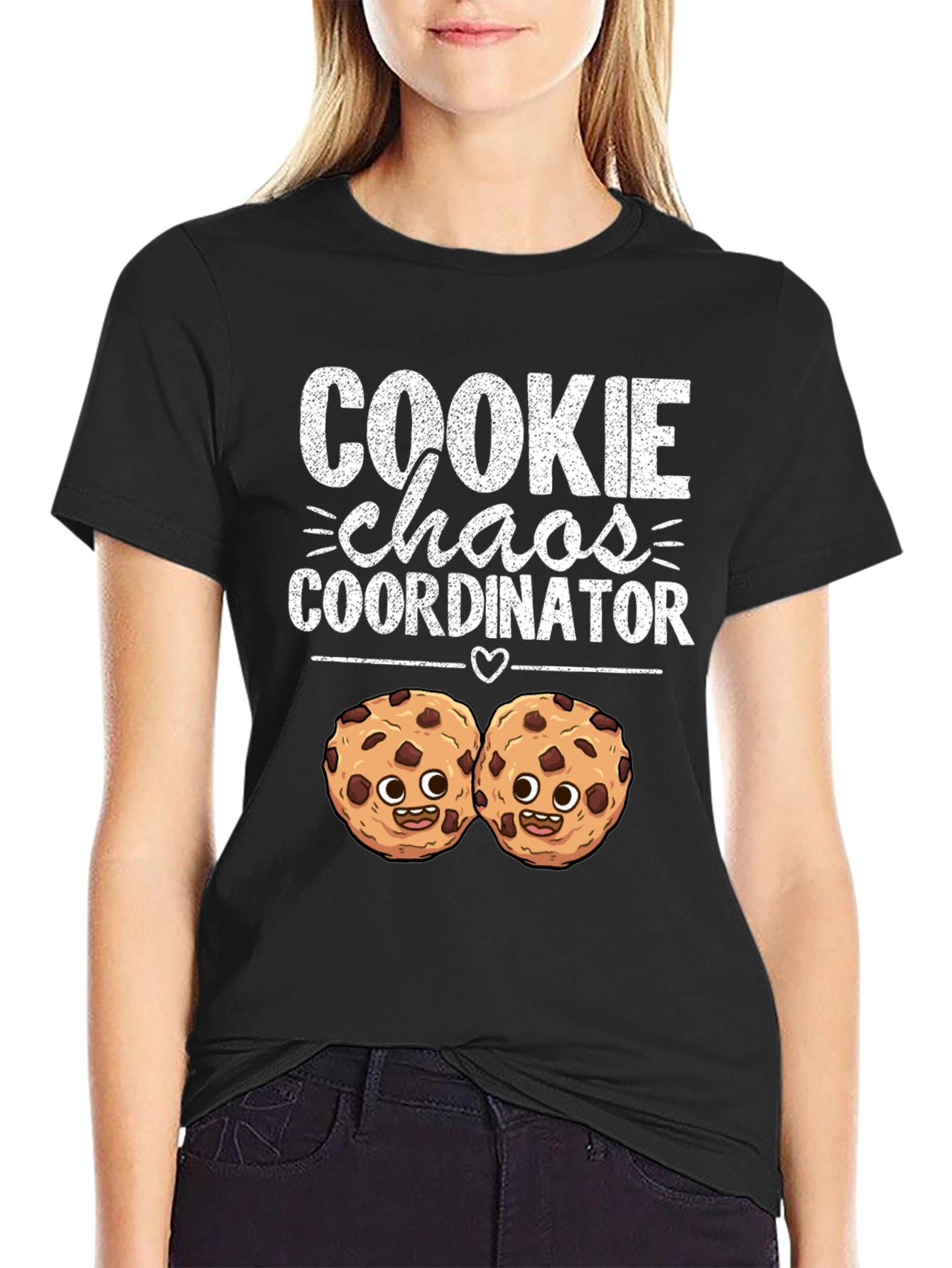 Black Cookie Chaos Coordinator T-Shirt view 2