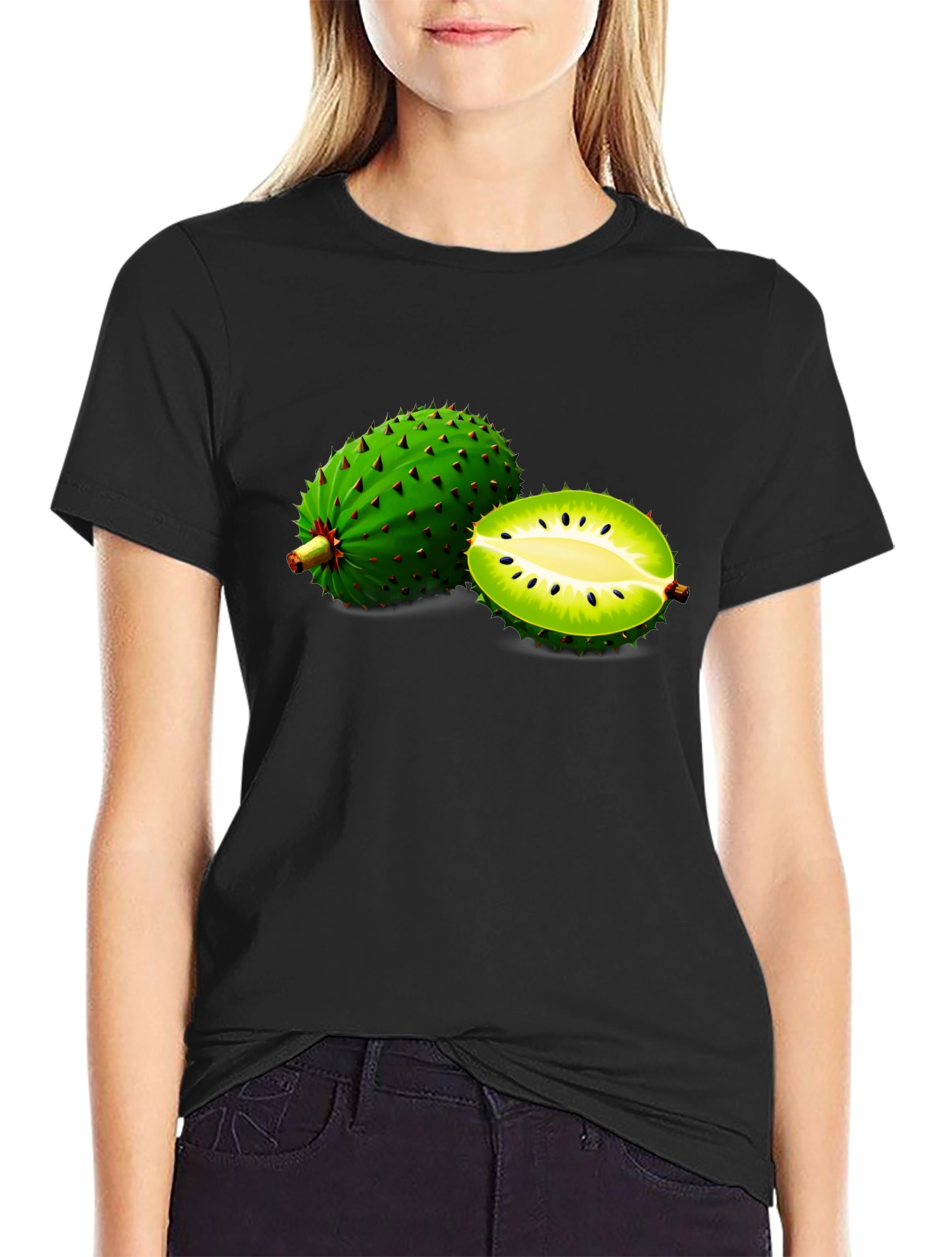 Black Soursop Fruit Graphic Tee - Unique Design! view 2