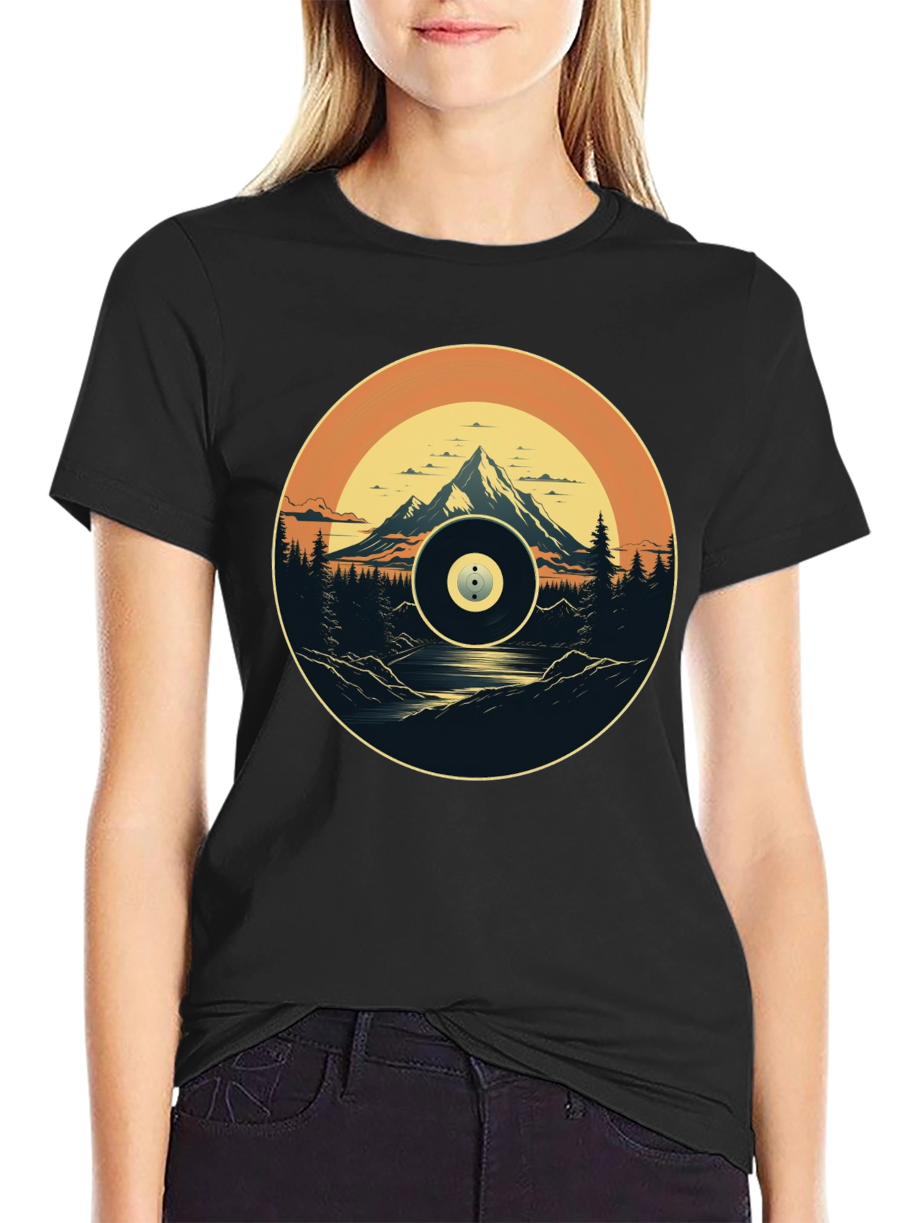 Black Mountain Vista Vinyl Graphic Tee view 2