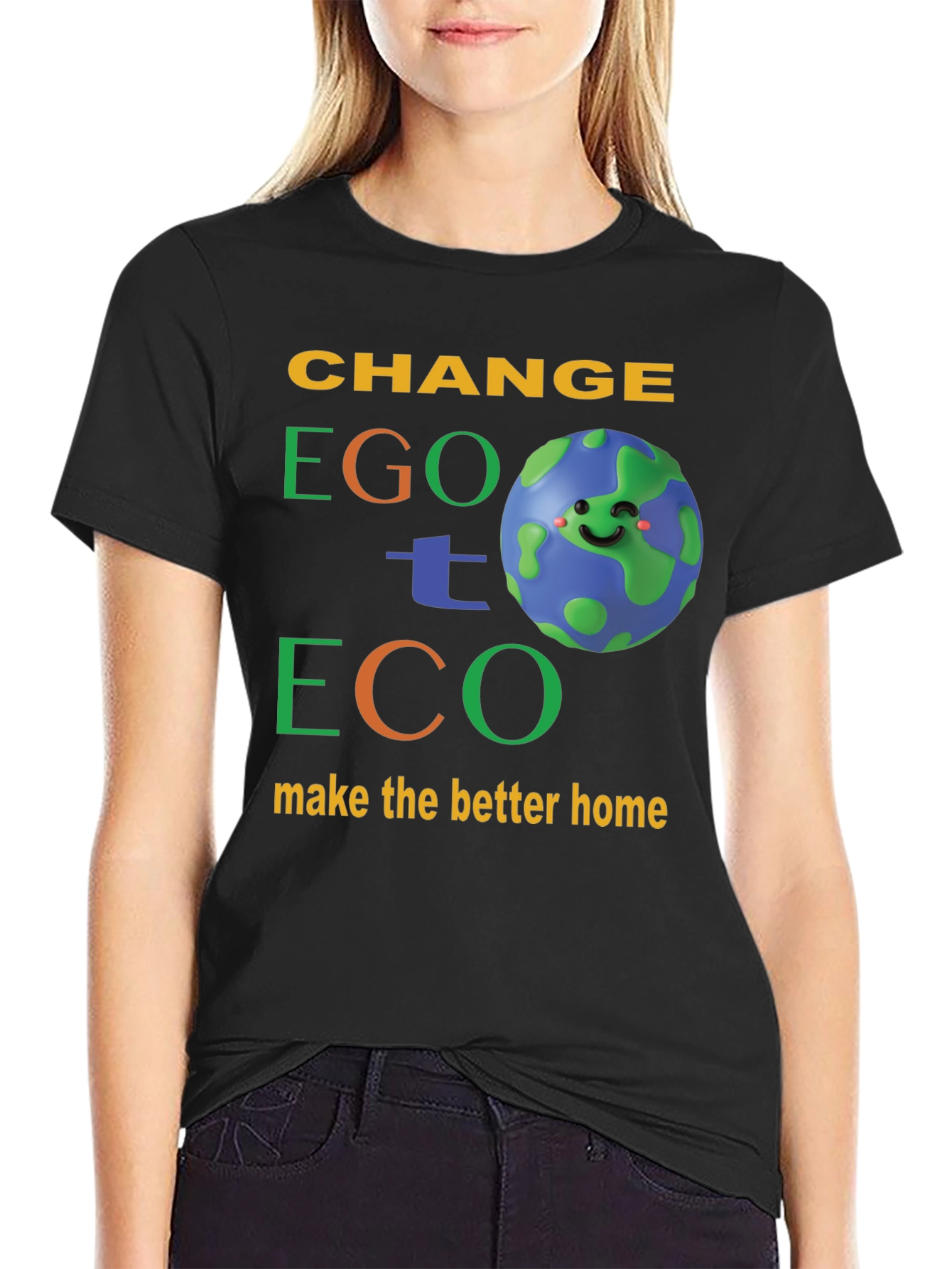 Change Ego to Eco Graphic T-Shirt - 2