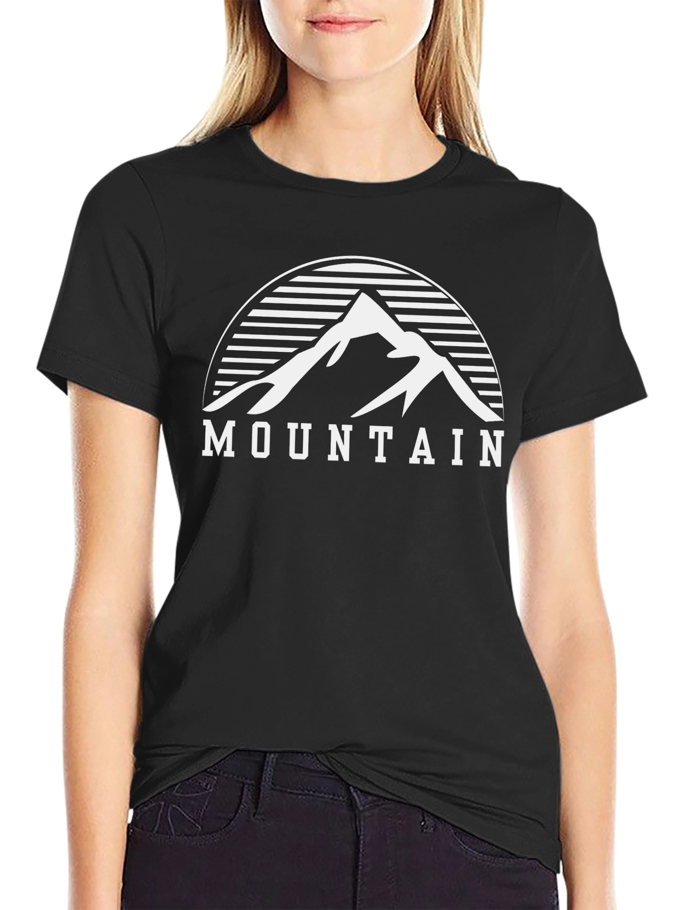 Black Mountain Graphic Tee - Black view 2