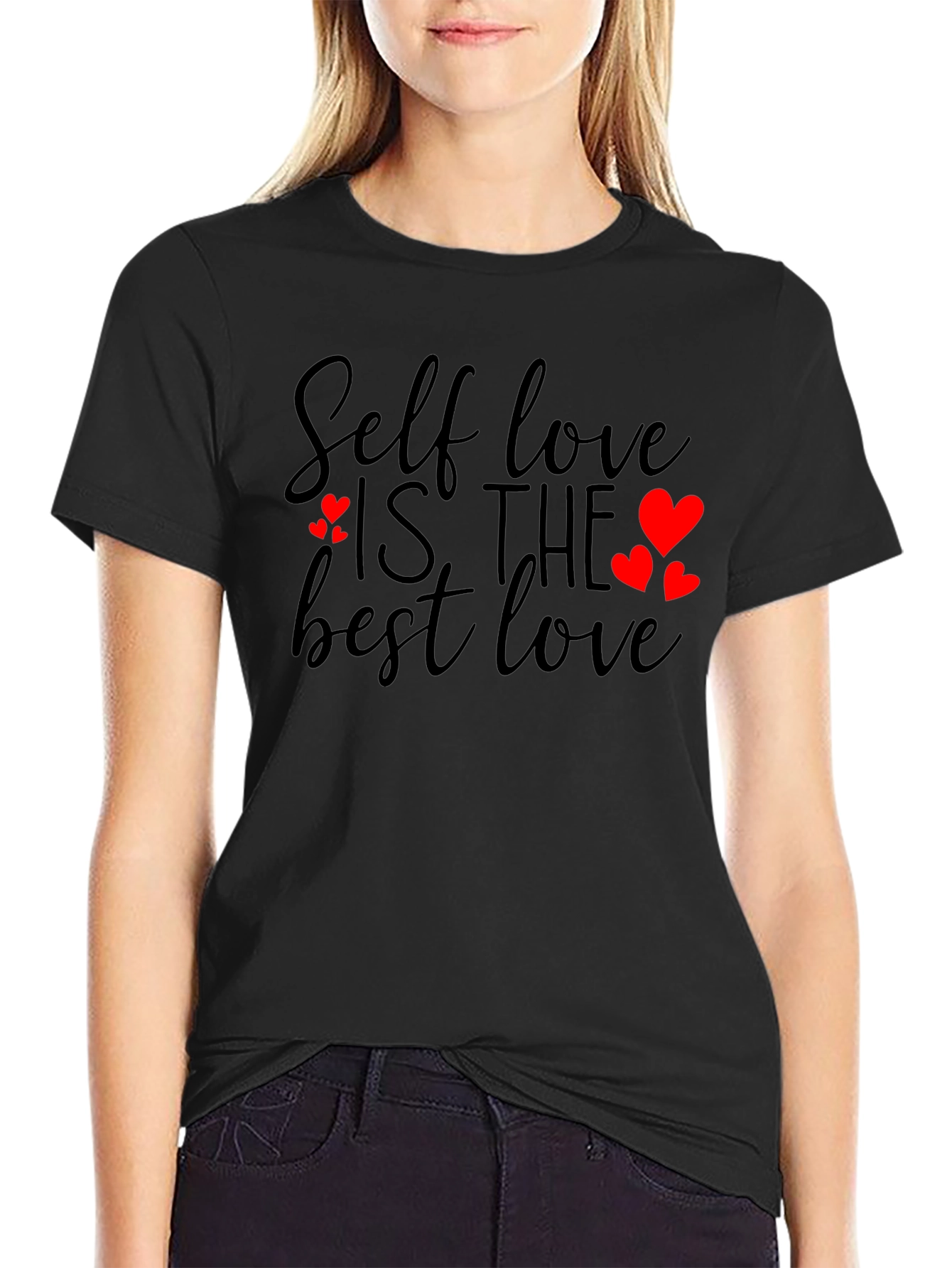 Black Self Love is the Best Love Graphic Tee view 2