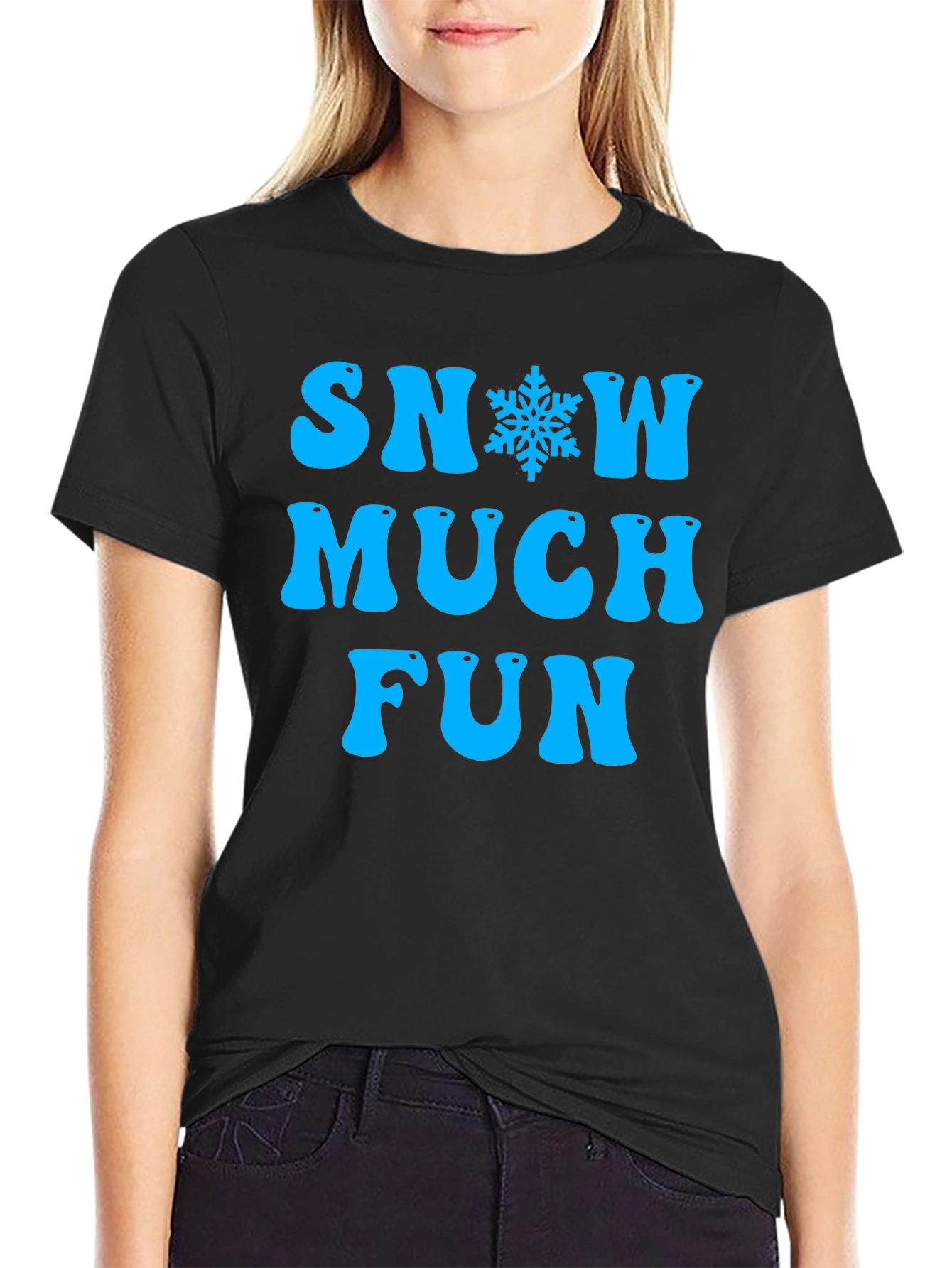 Black Snow Much Fun Graphic Tee view 2