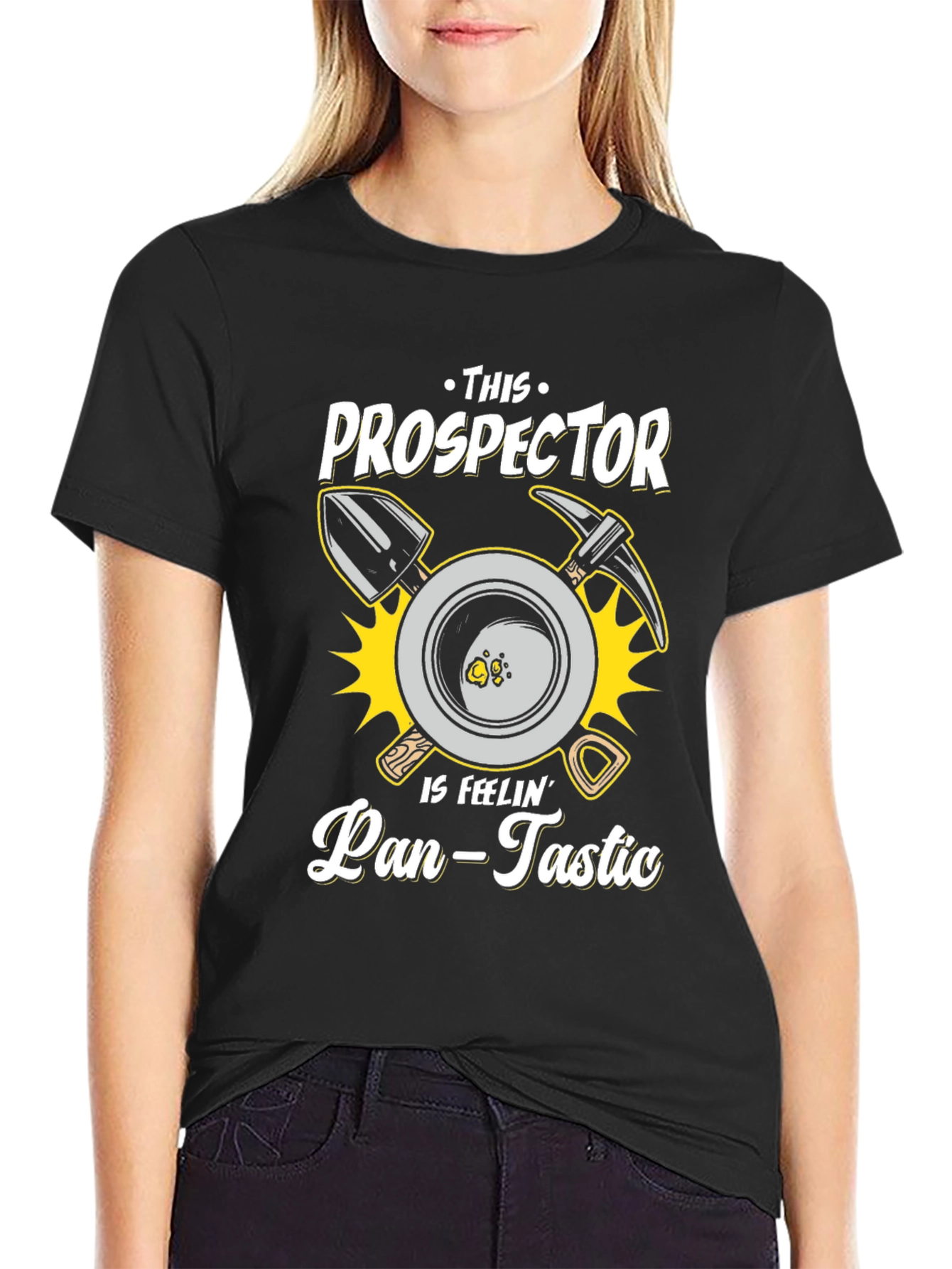 Black Prospector Pan-Tastic Black T-Shirt view 2