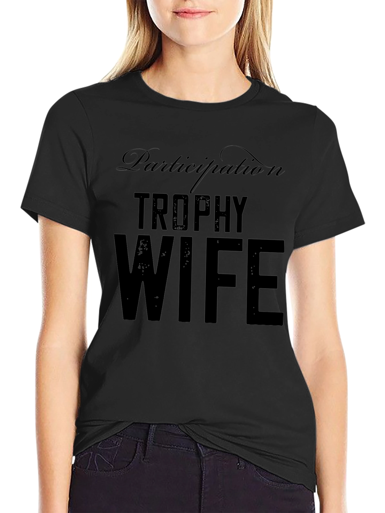 Black Trophy Wife Graphic Tee view 2