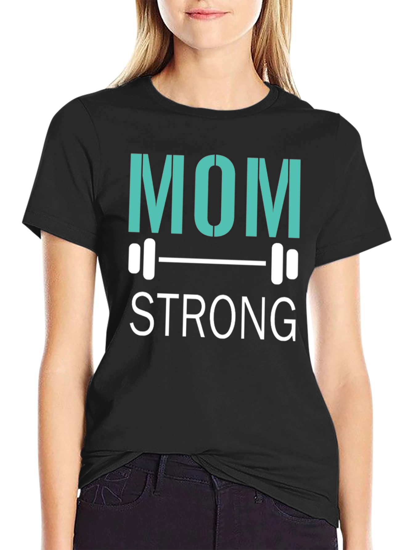 Mom Strong T-Shirt - Fitness Apparel - 2