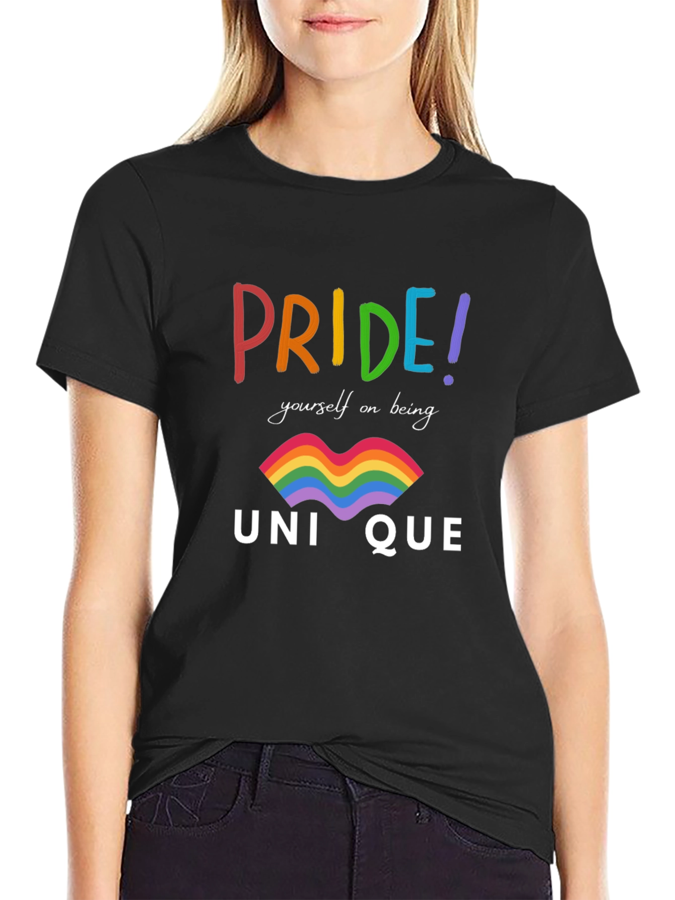 Black Pride! Unique LGBTQ+ T-Shirt view 2